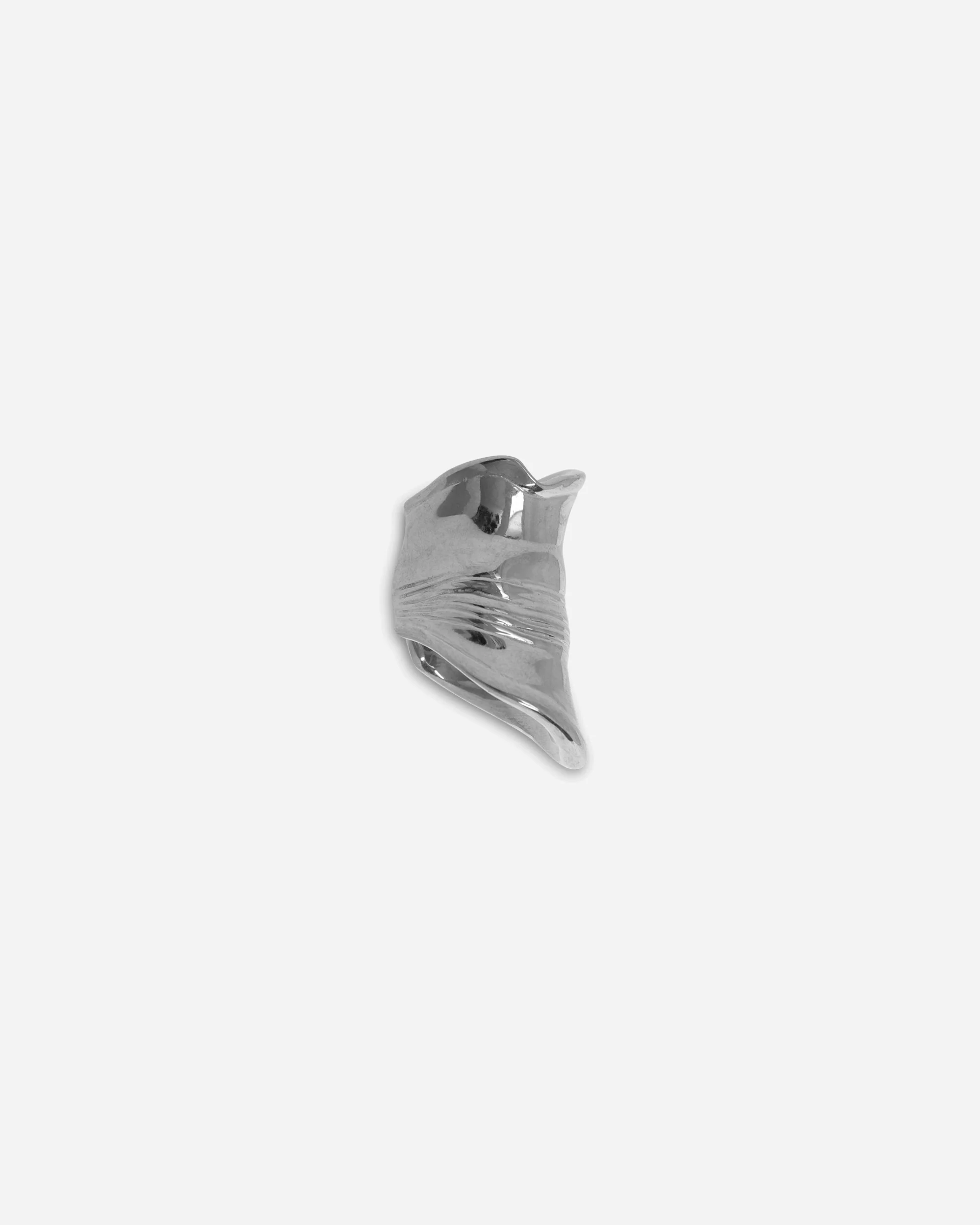 Crushed Can Ring Silver - Image 3