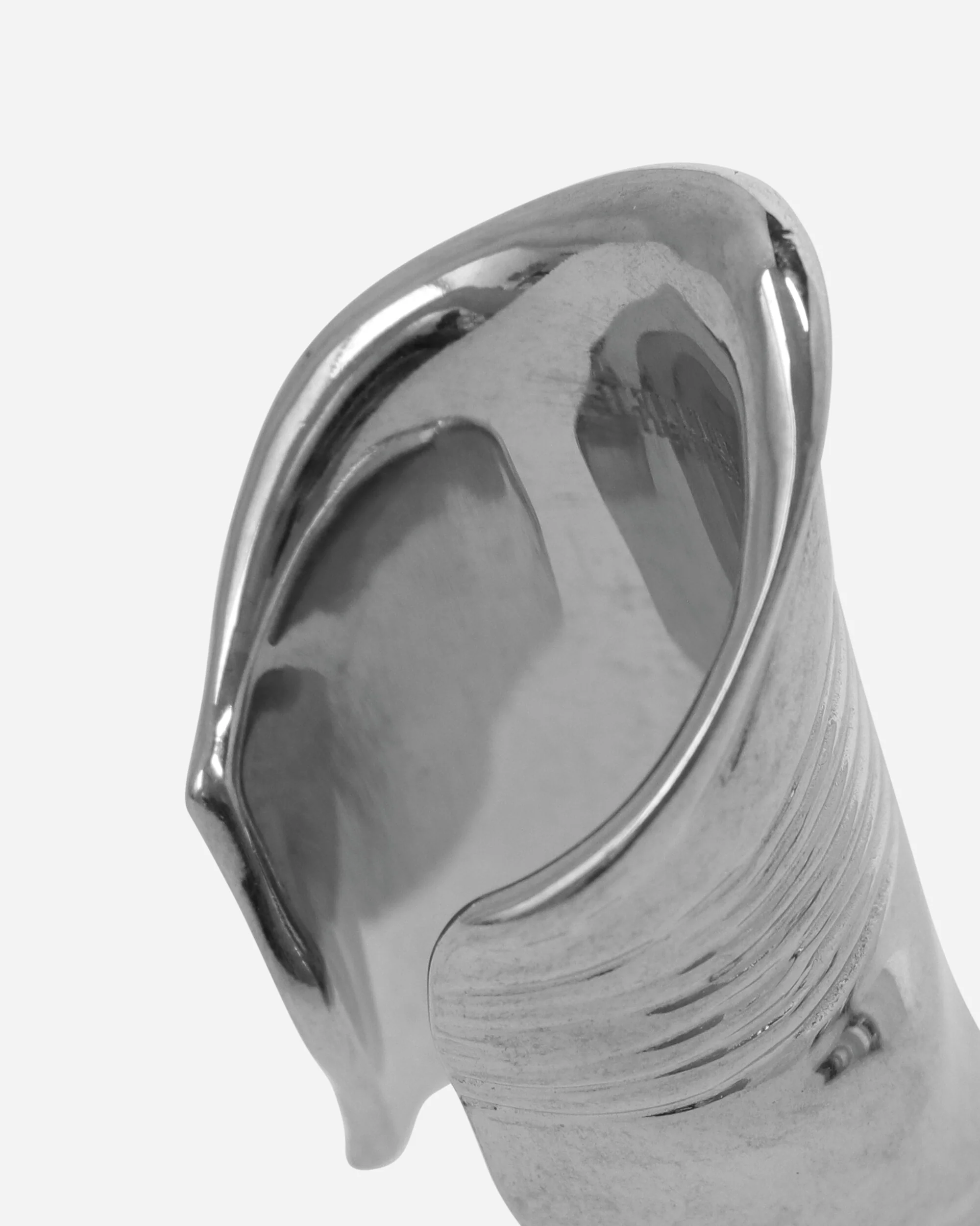 Crushed Can Ring Silver - Image 7
