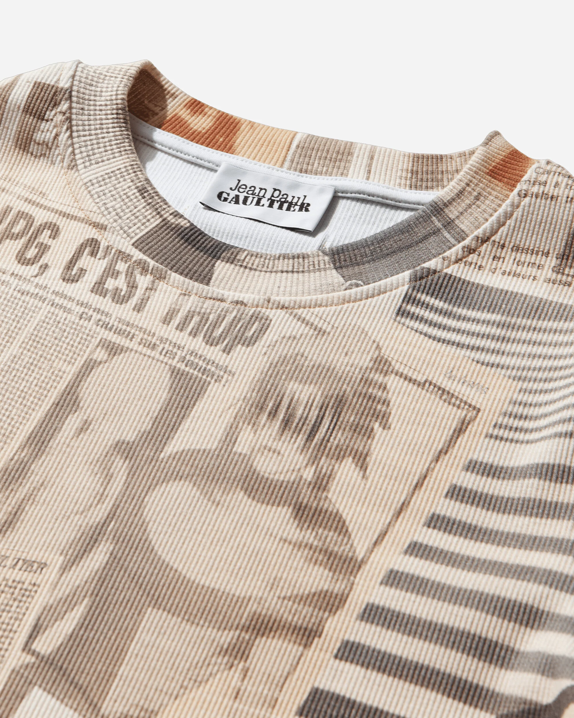 Women's Cotton Journal T-Shirt Ecru - Image 3