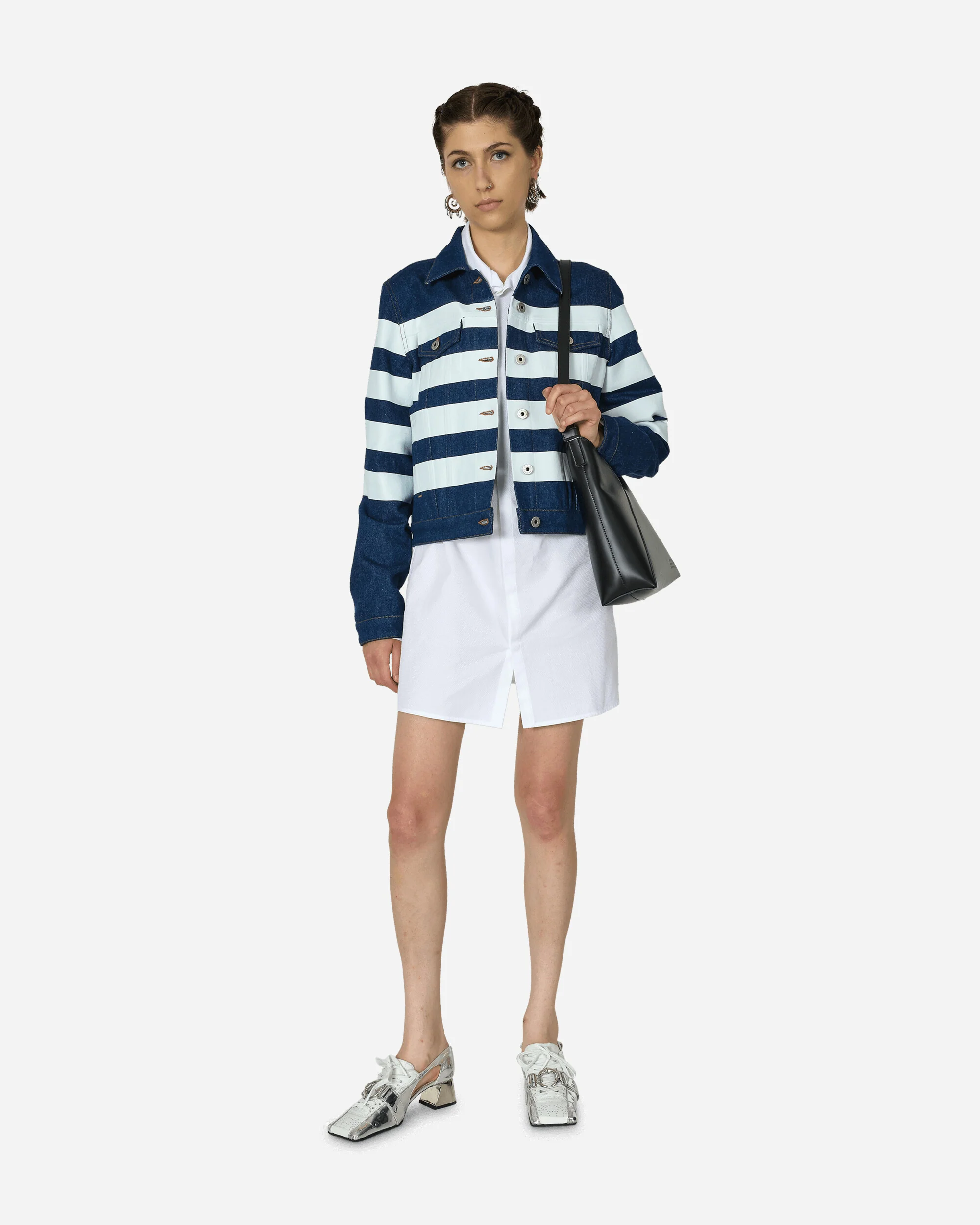Marinière Denim Jacket Indigo - Image 4