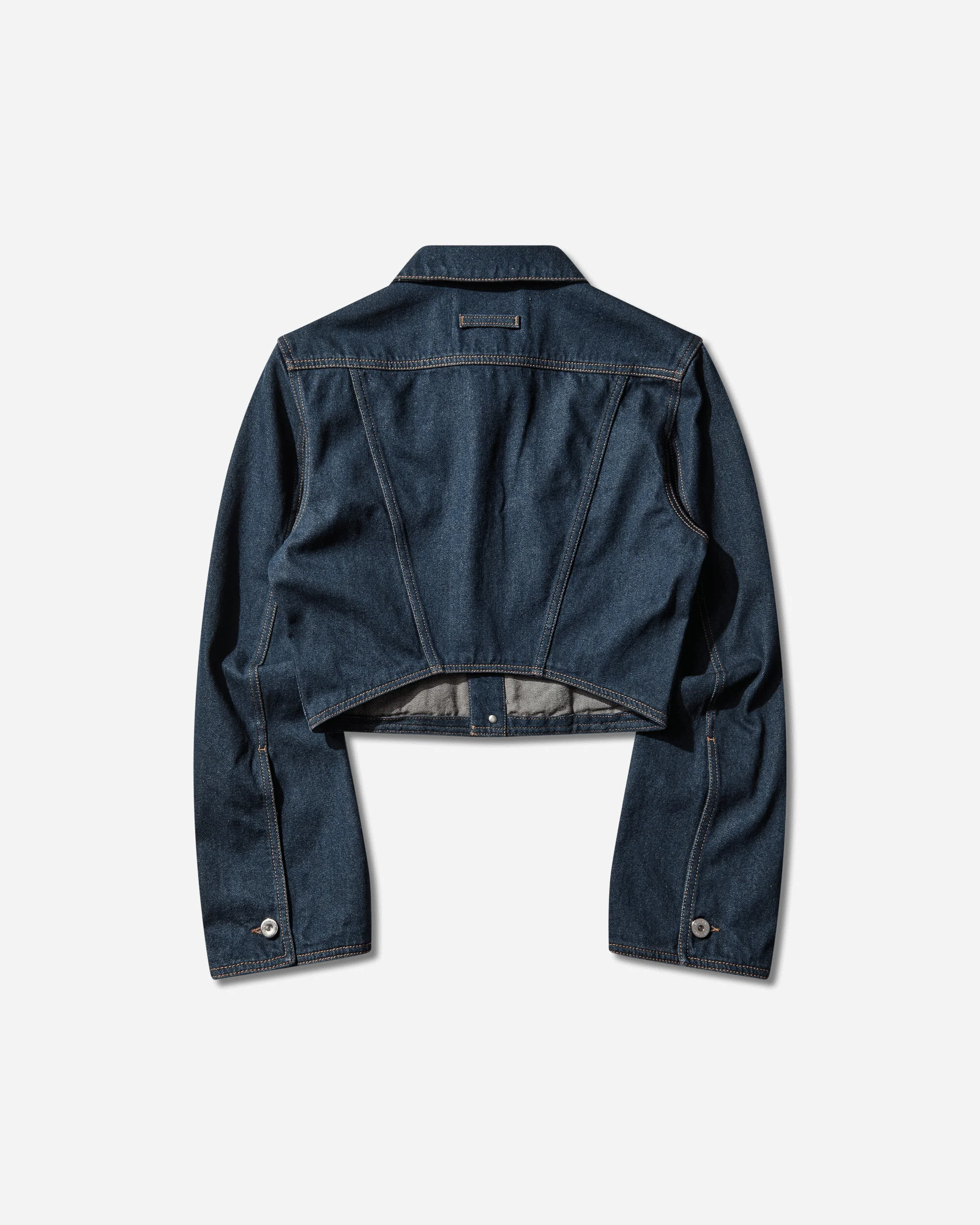 Women's Trompe L'œil Denim Jacket Indigo - Image 2