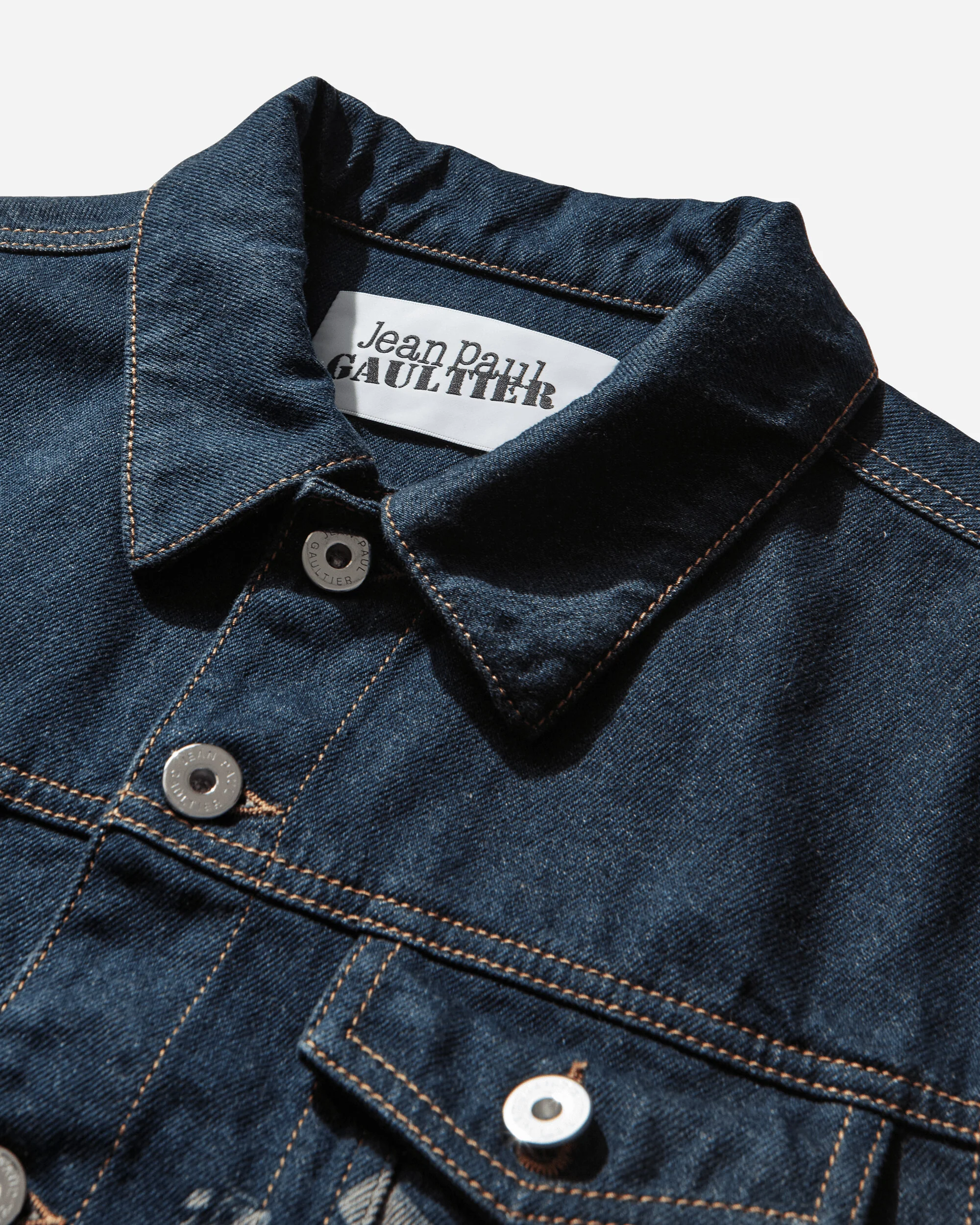 Women's Trompe L'œil Denim Jacket Indigo - Image 4