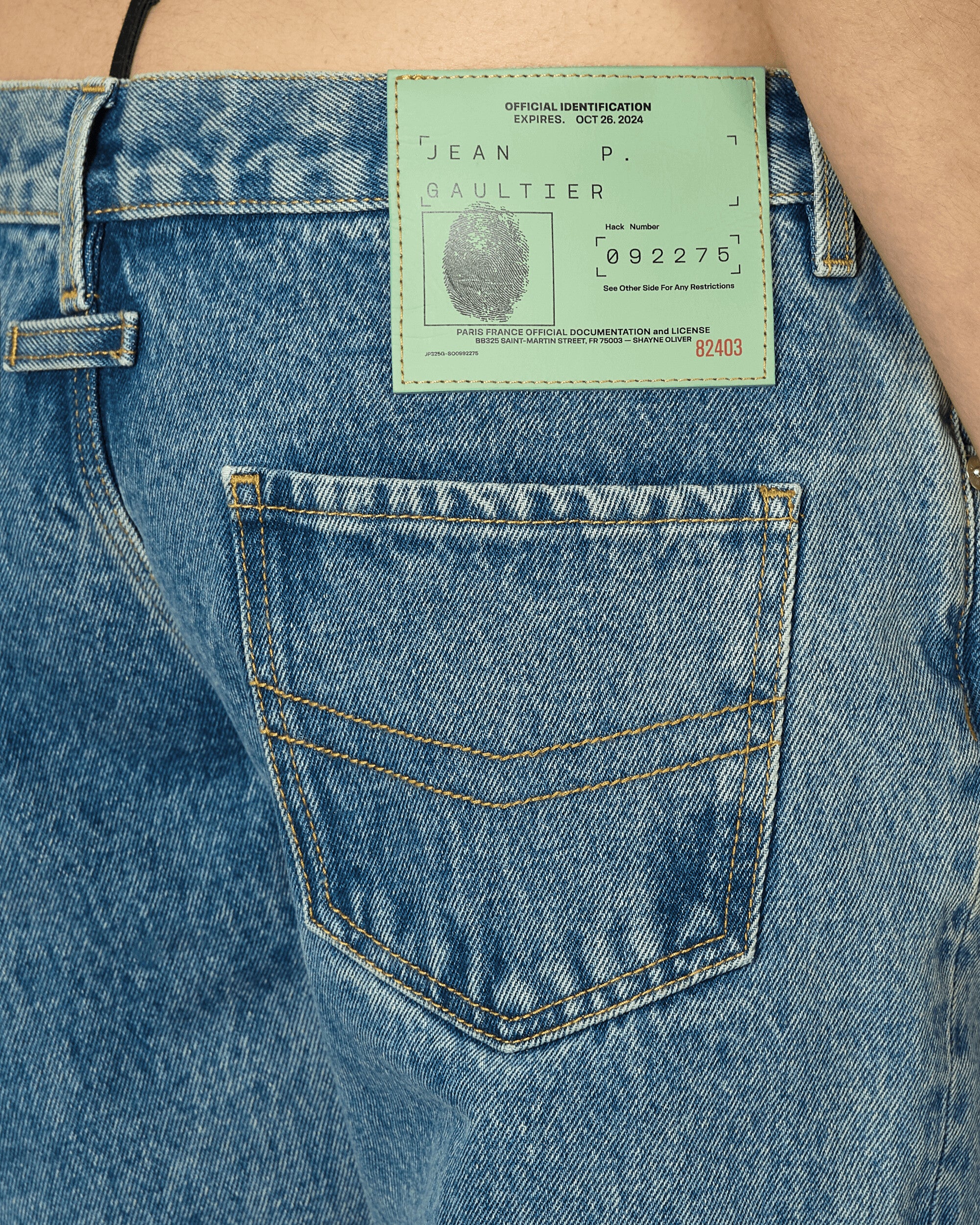 Shayne Oliver Skinny Jeans Light Blue - Image 5