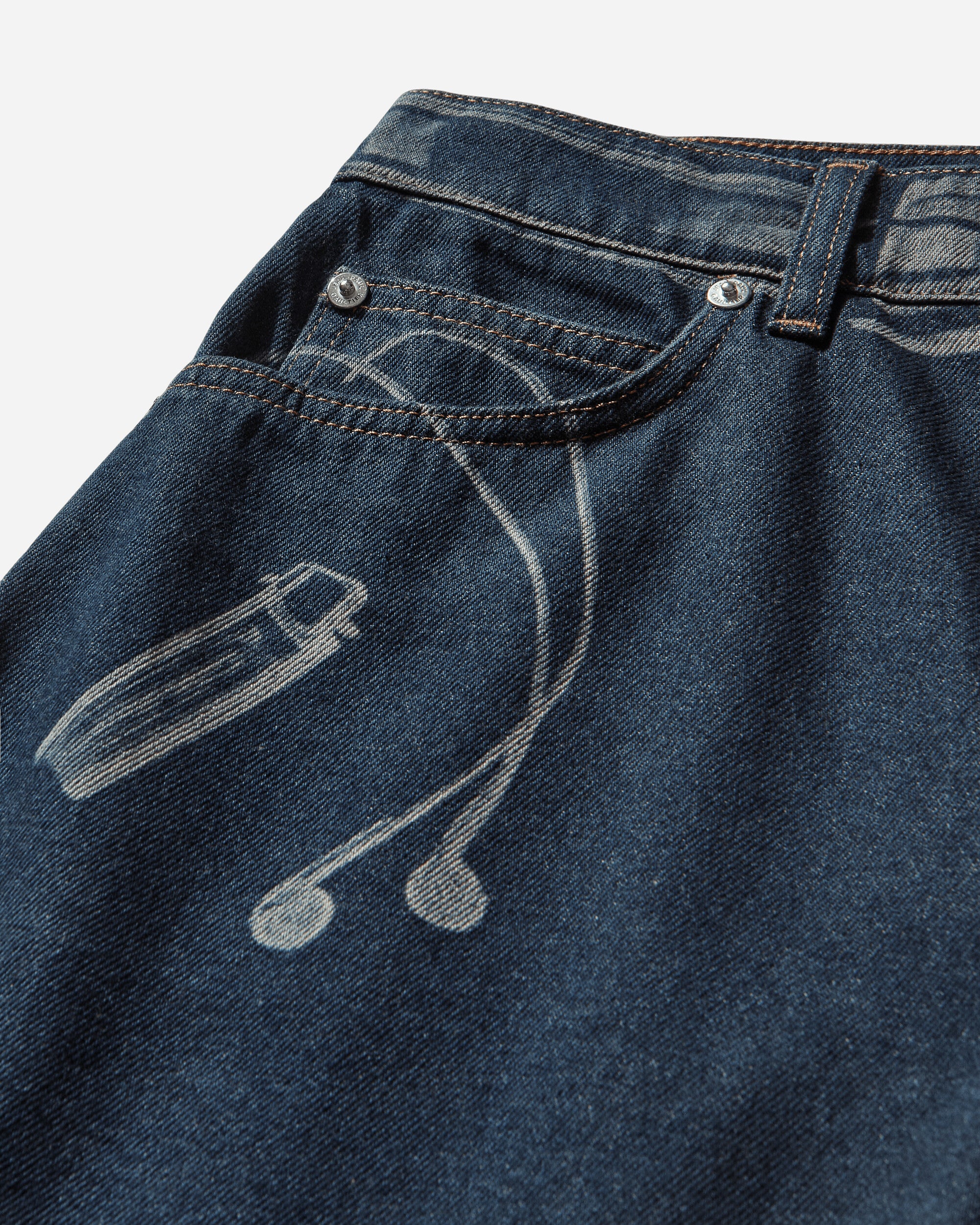 Women's Trompe L'œil Jeans Indigo - Image 4