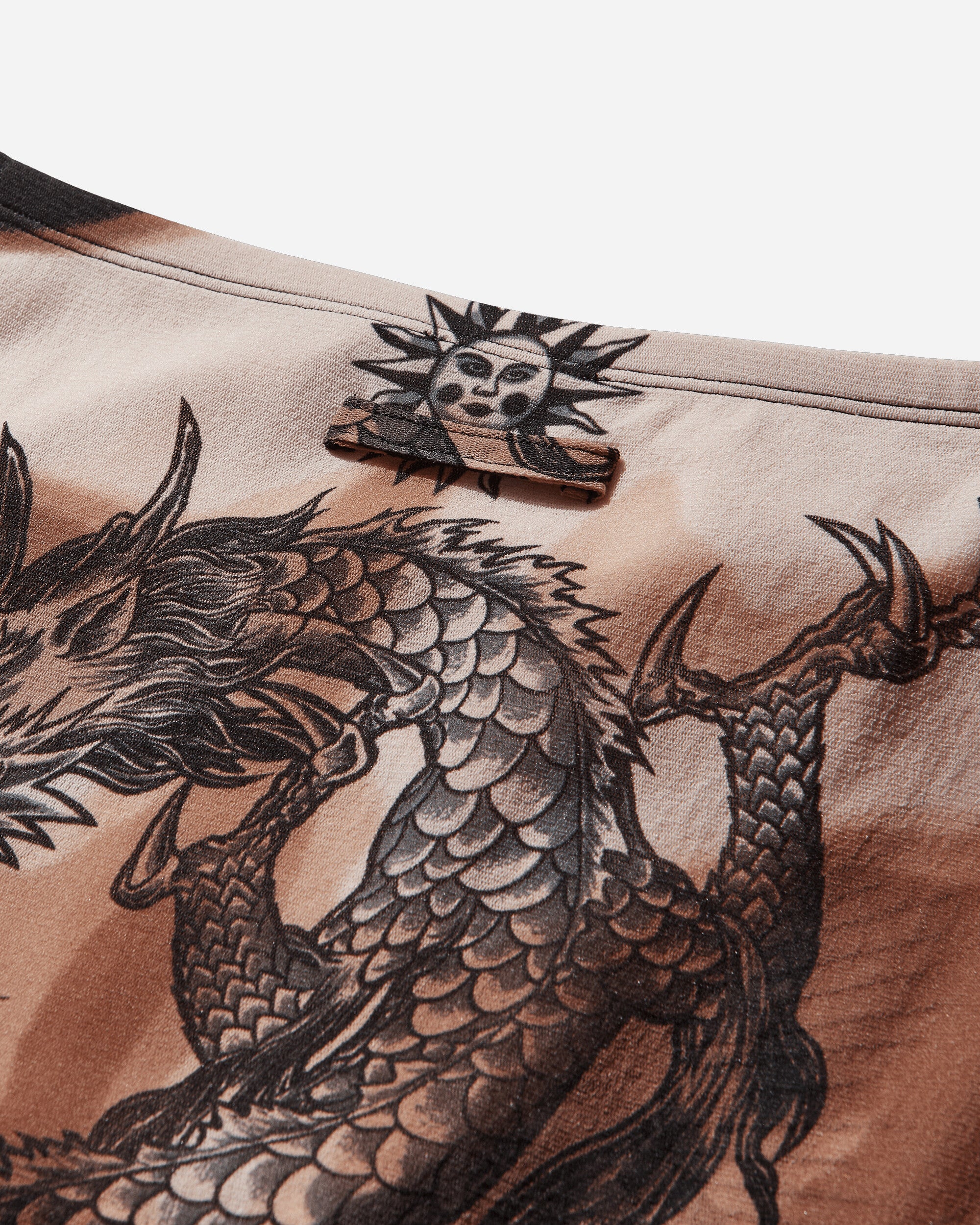 Women's Re-Edition Safe Sex Tattoo Long Skirt Black - Image 3