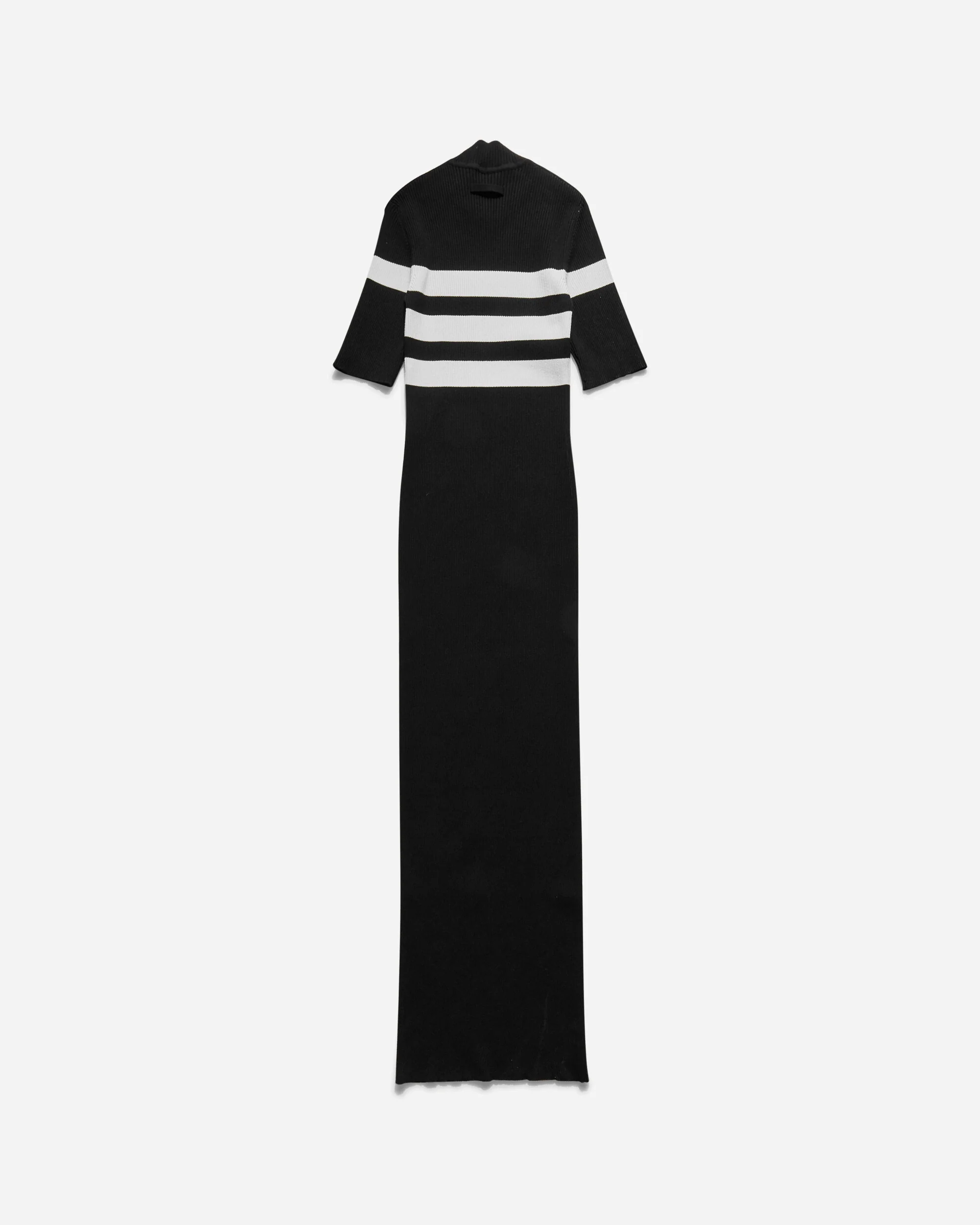 Women's Marinière Long Dress Black / White - Image 2