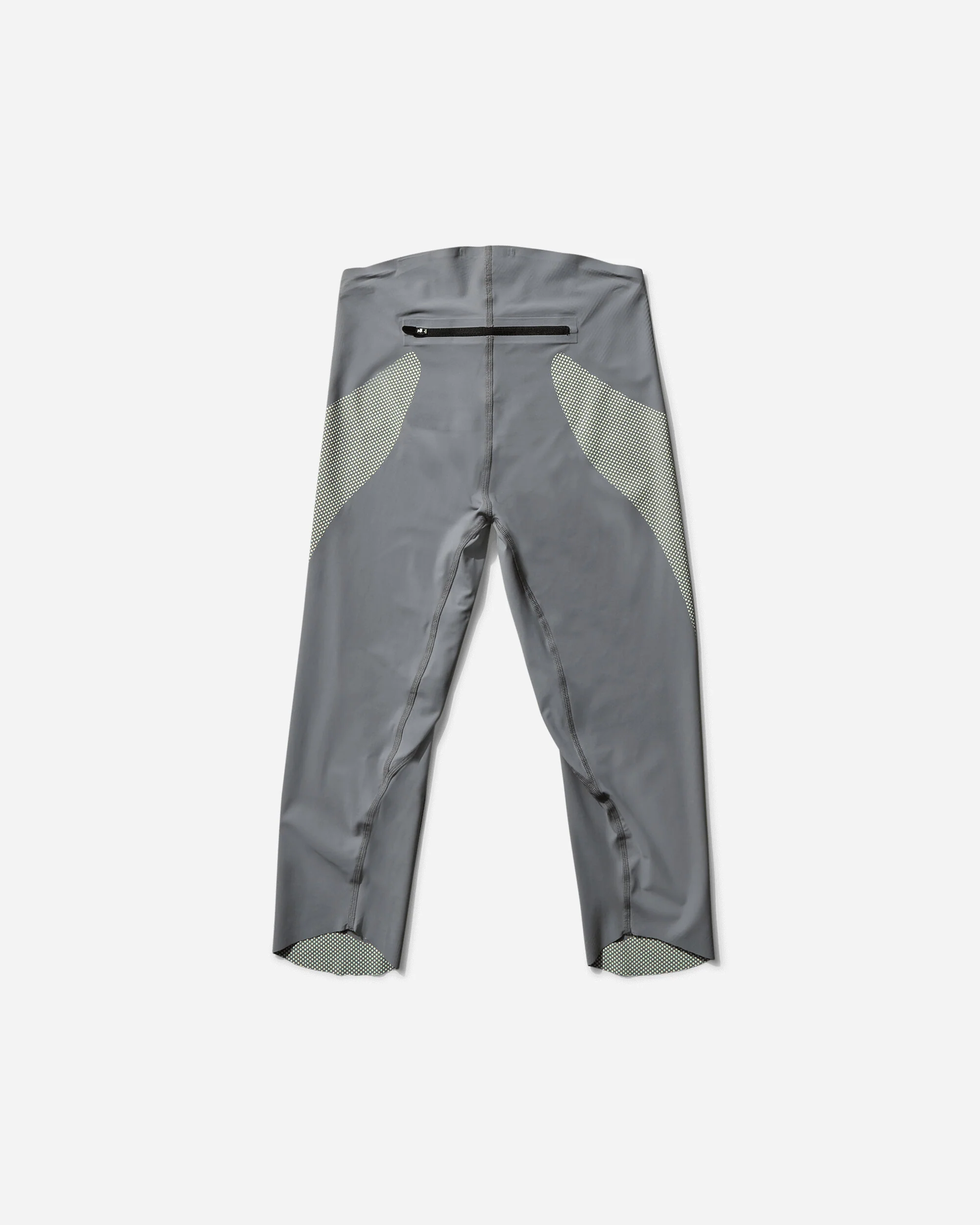 Women's Lycra Capris Grey / Lime Cream - Image 2