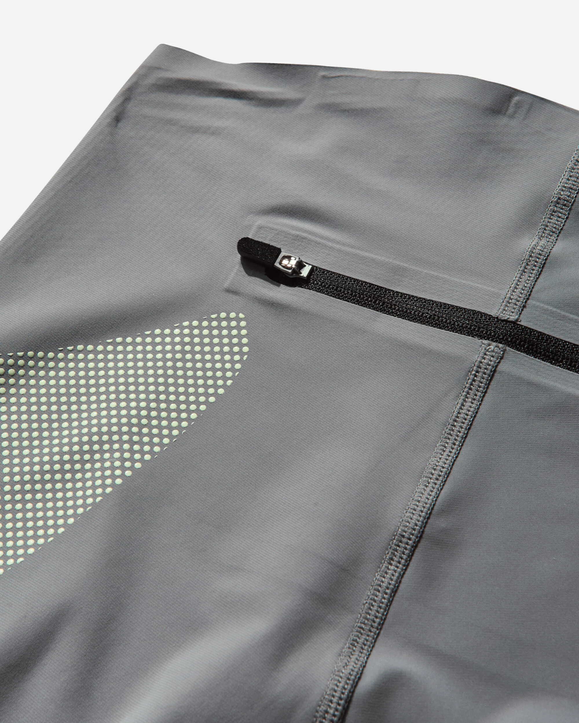 Women's Lycra Capris Grey / Lime Cream - Image 4