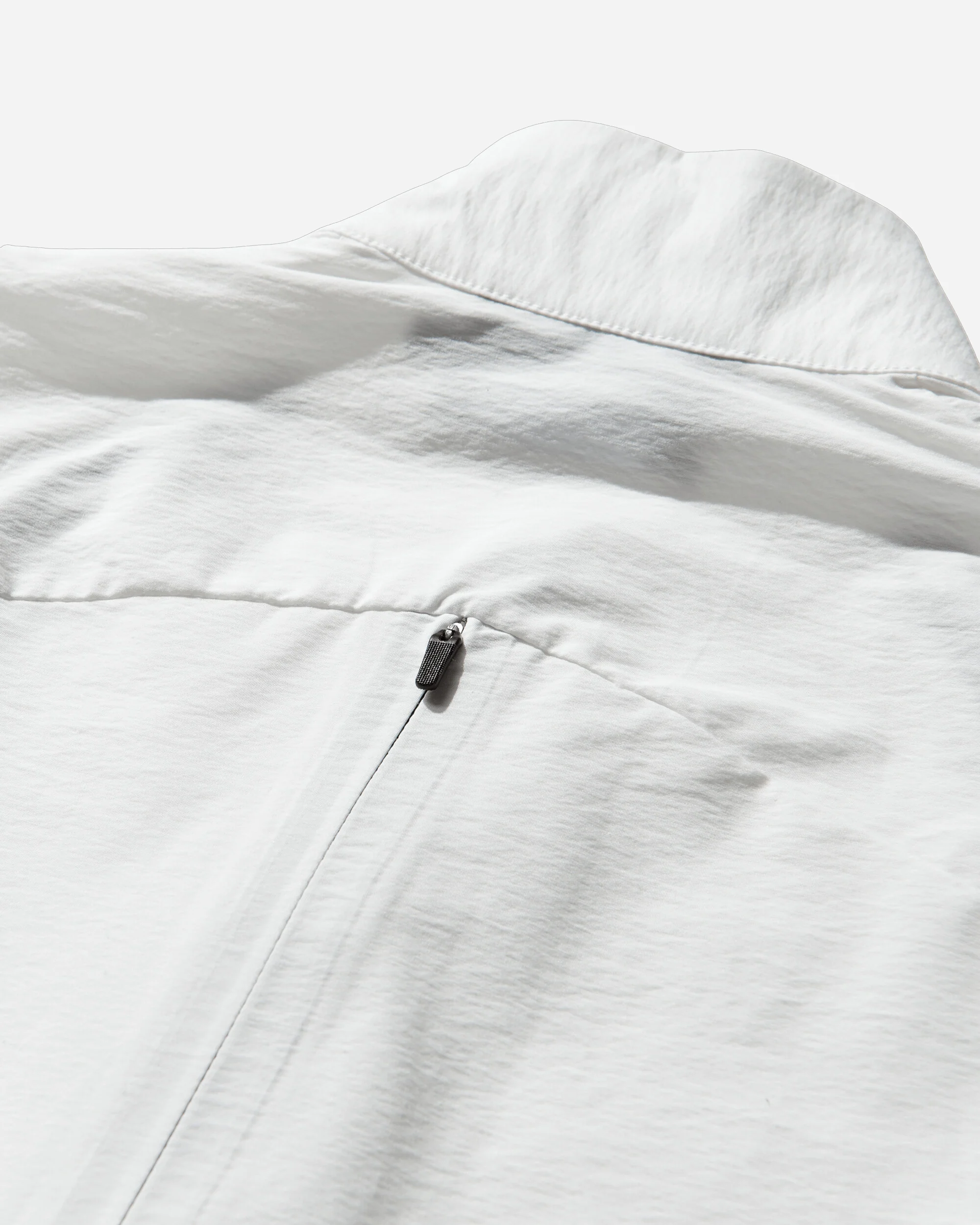 Women's Long Sleeve Zip Shirt White - Image 4
