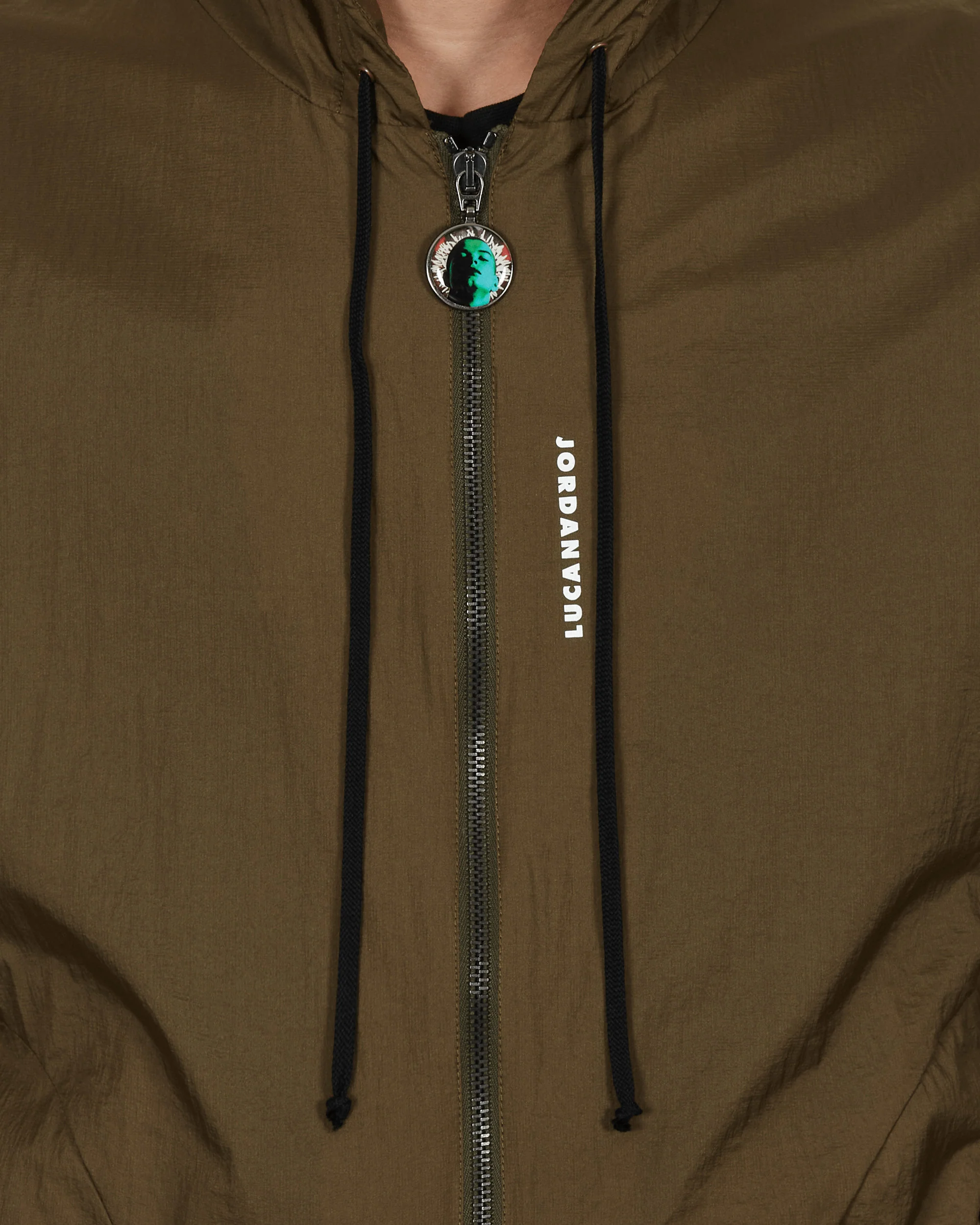 Slam Jam Euphoria Hooded Jacket Brown - Image 5