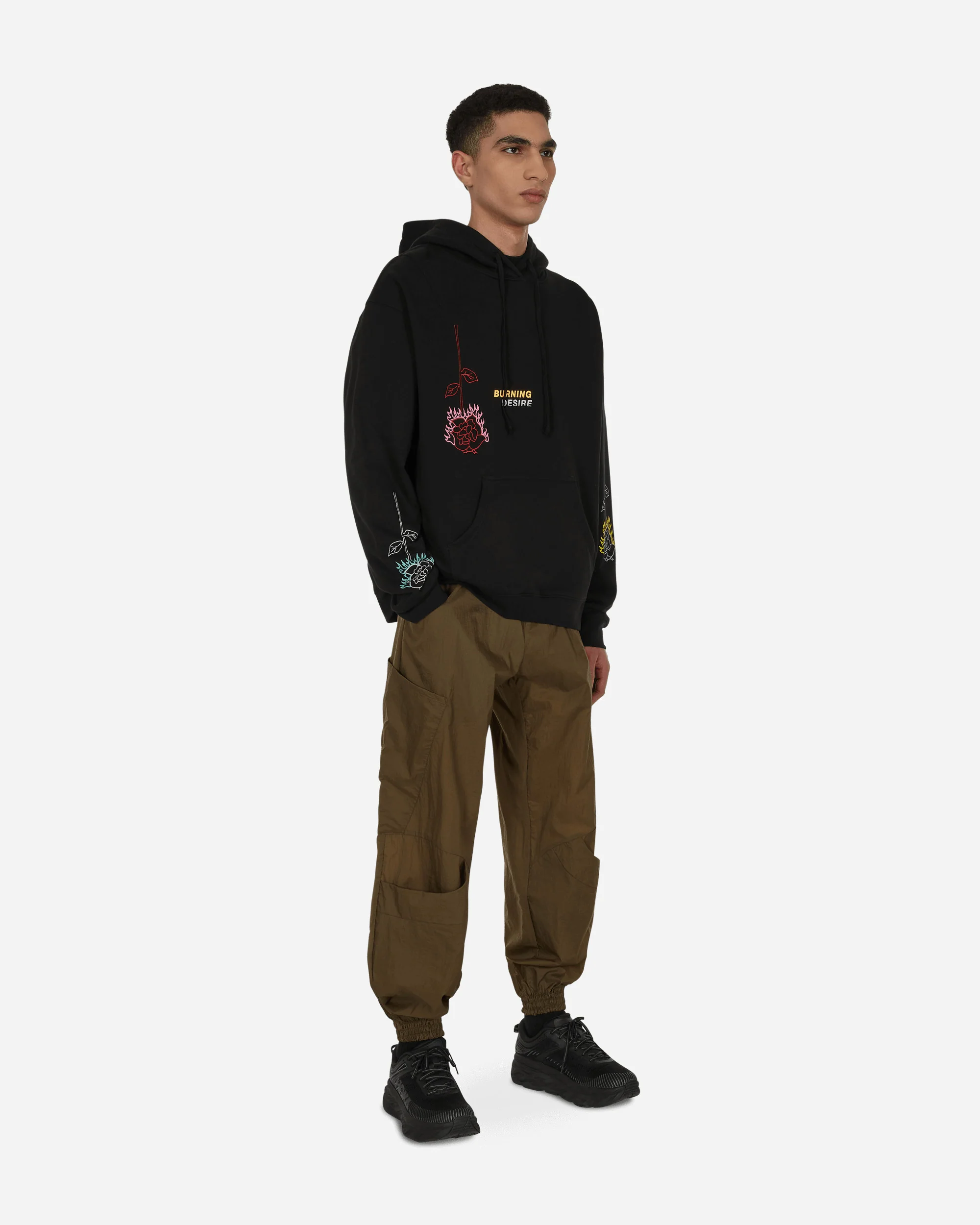 Slam Jam Syd Hooded Sweatshirt Black - Image 4