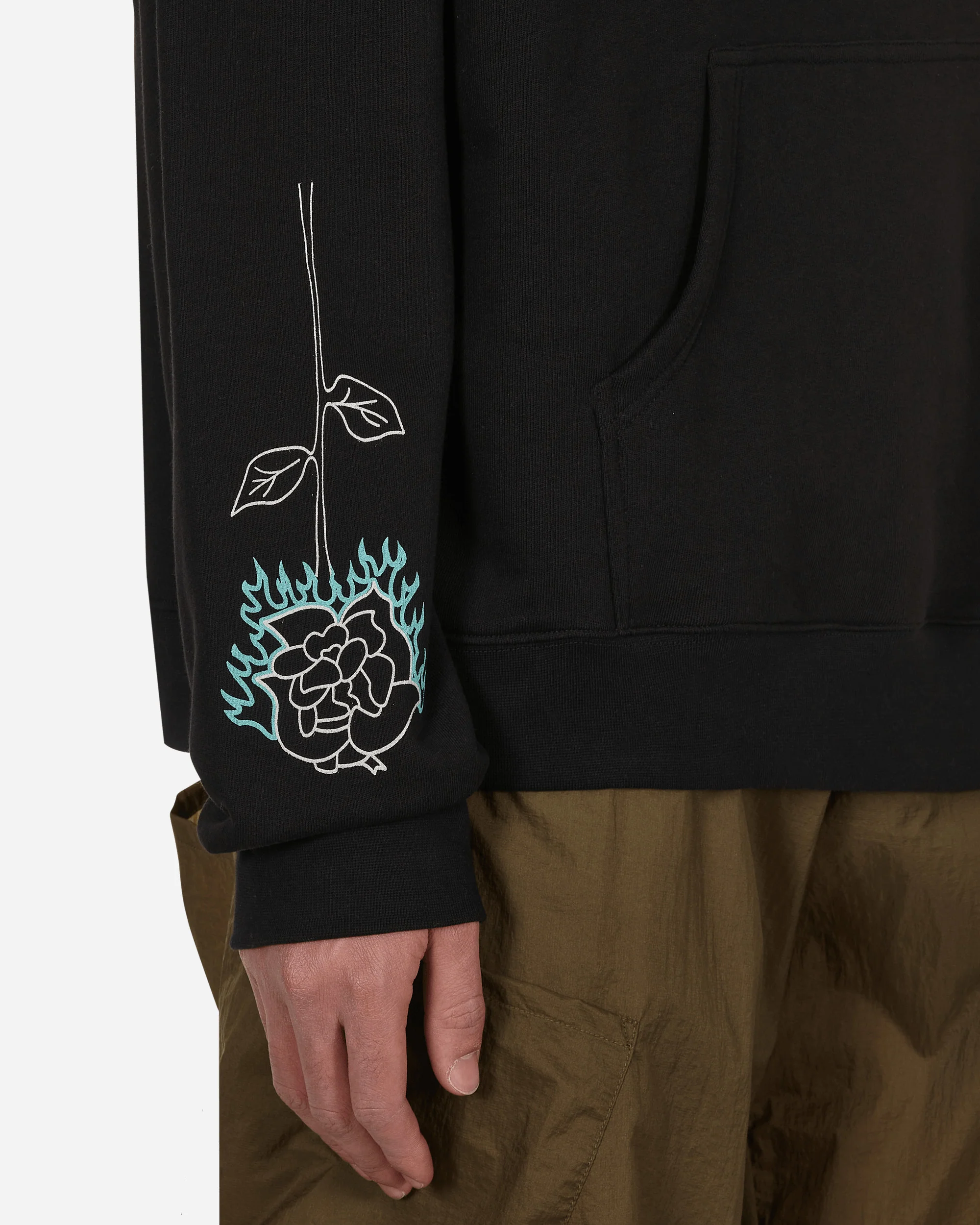 Slam Jam Syd Hooded Sweatshirt Black - Image 6