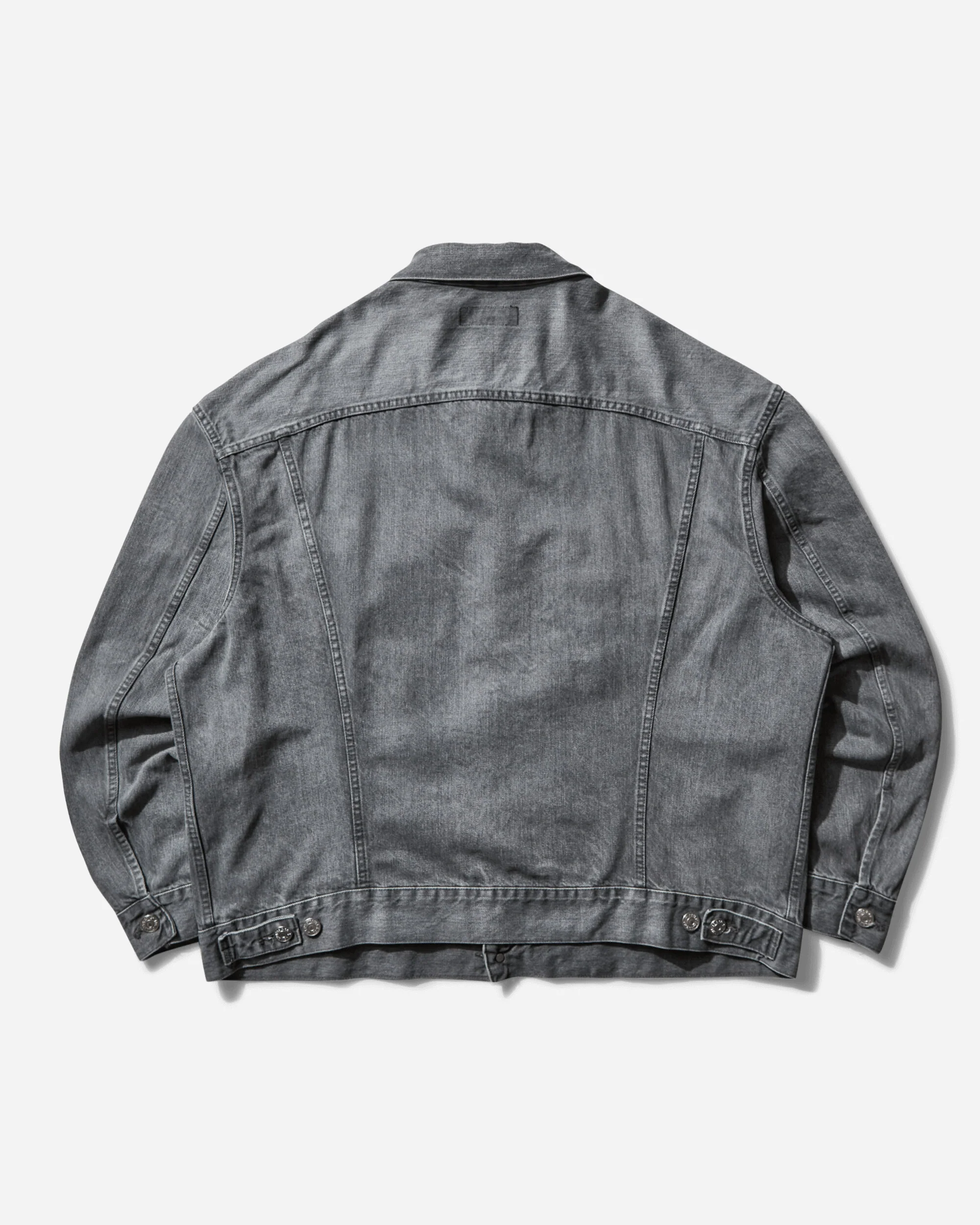 Men's Levi’s Selvedge Denim Trucker Jacket Grey - Image 2