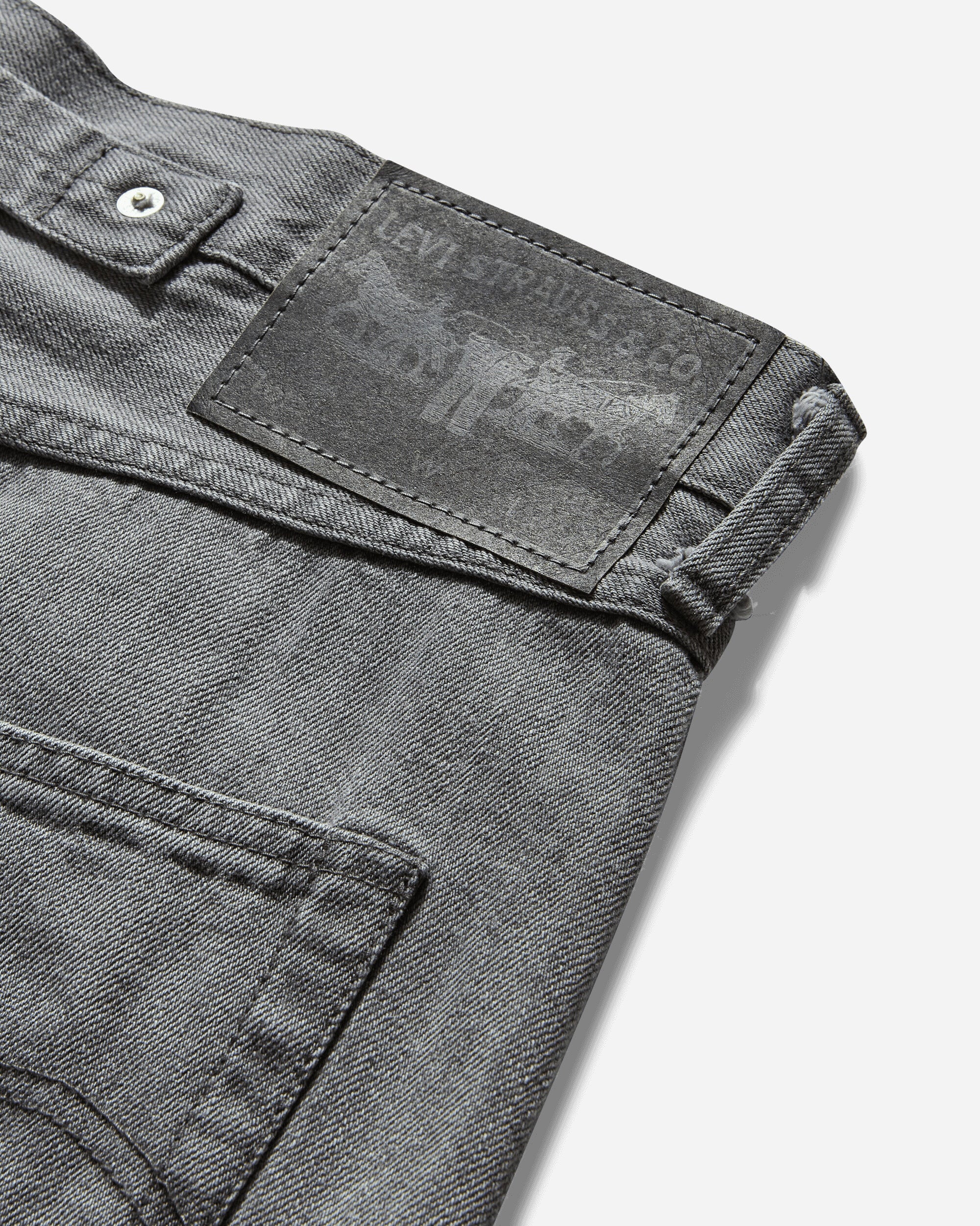 Men's Levi’s Selvedge Denim Pants Grey - Image 4