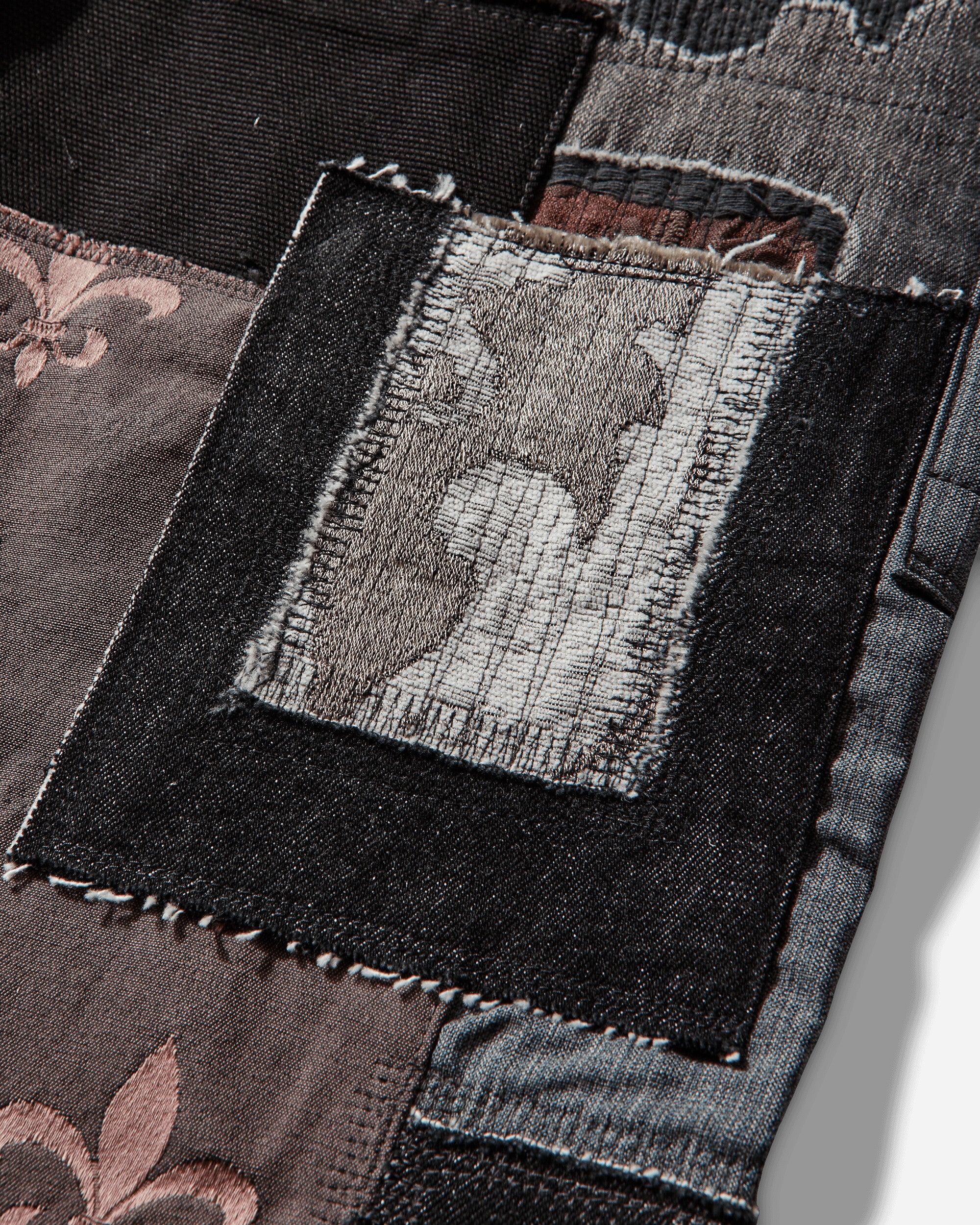 Men's Levi’s Patchwork Denim Pants Black - Image 3