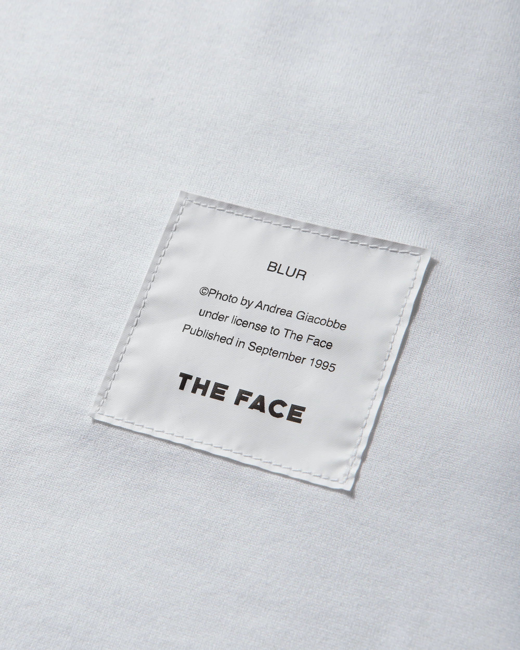 Men's The Face Blur T-Shirt White - Image 4