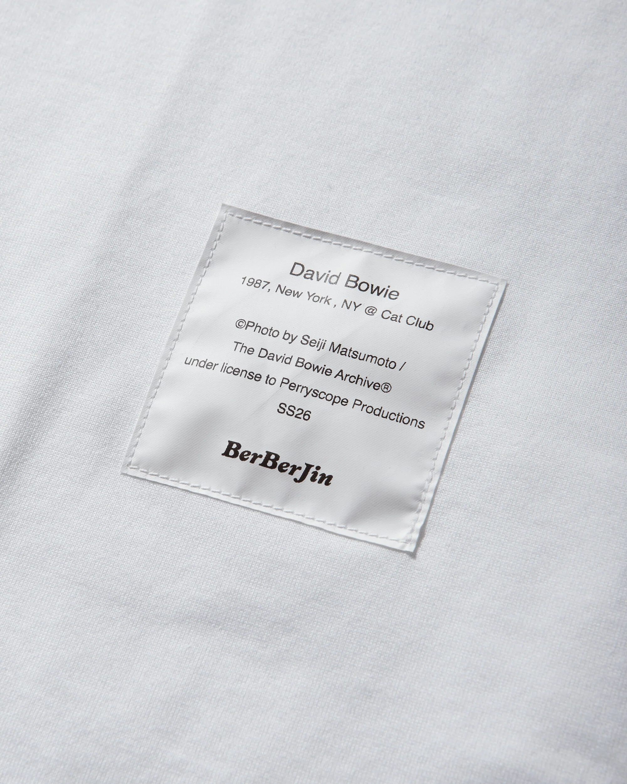 Men's BerBerJin David Bowie T-Shirt White - Image 4