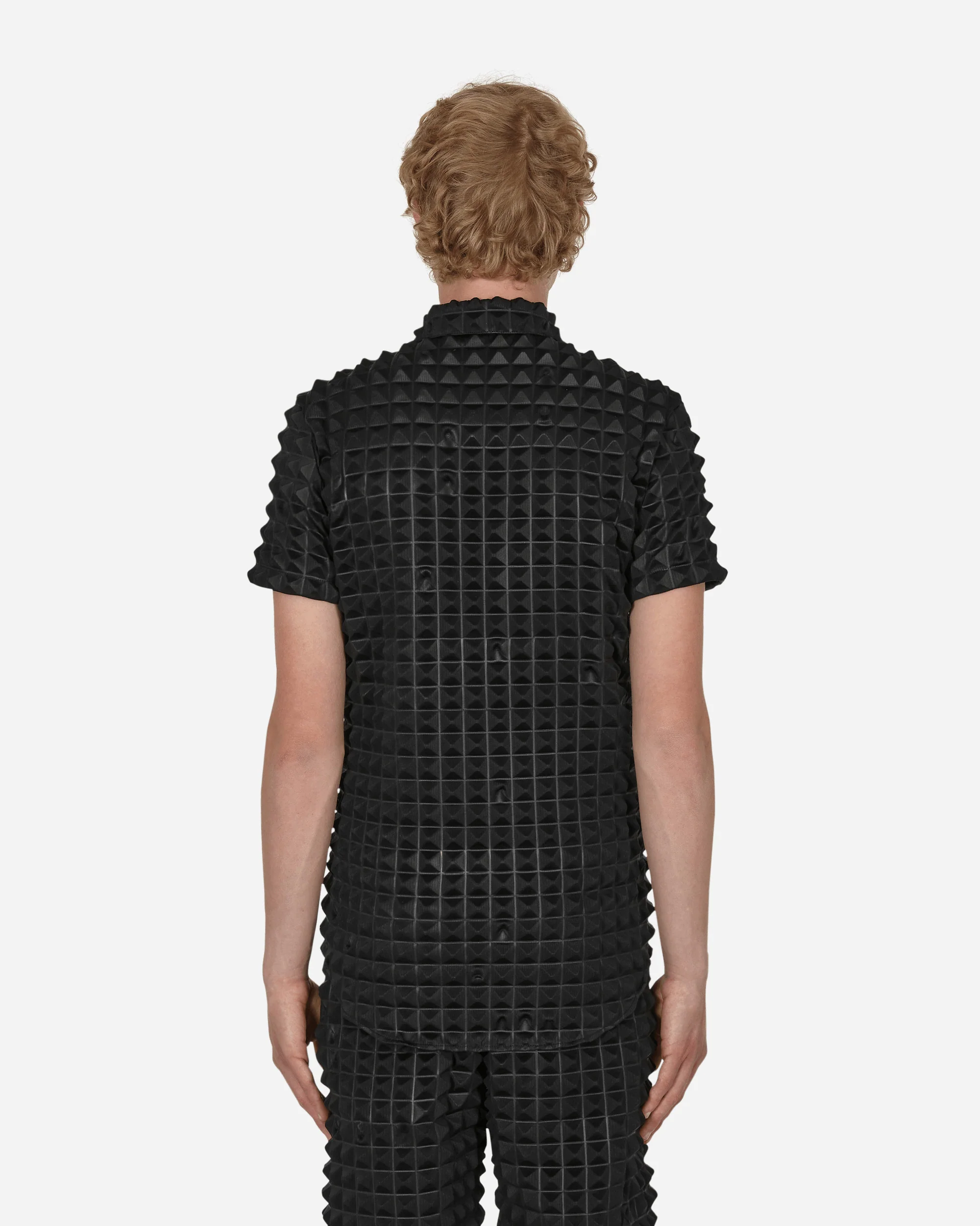 2.5 Pyramid Embossed Shirt Black - Image 3