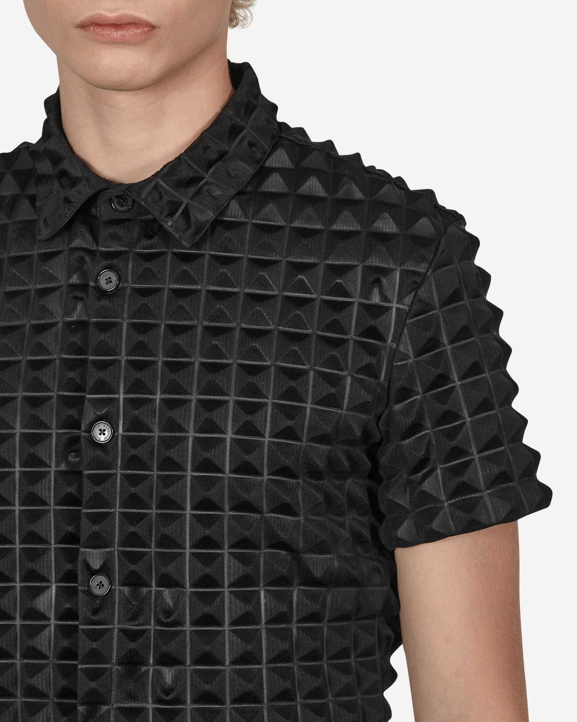 2.5 Pyramid Embossed Shirt Black - Image 5