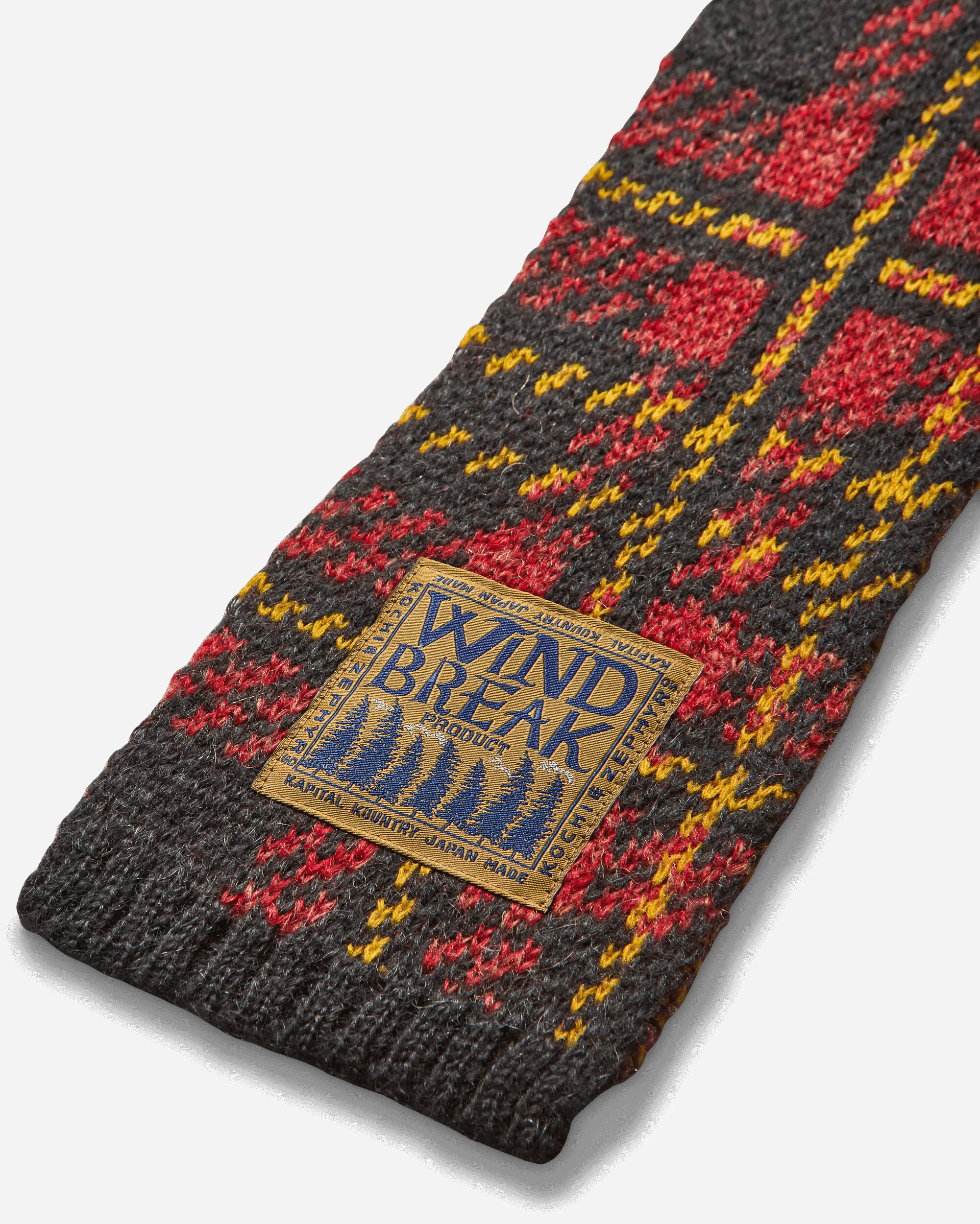5G Wool Tartan Check Gale Cap Red - Image 4