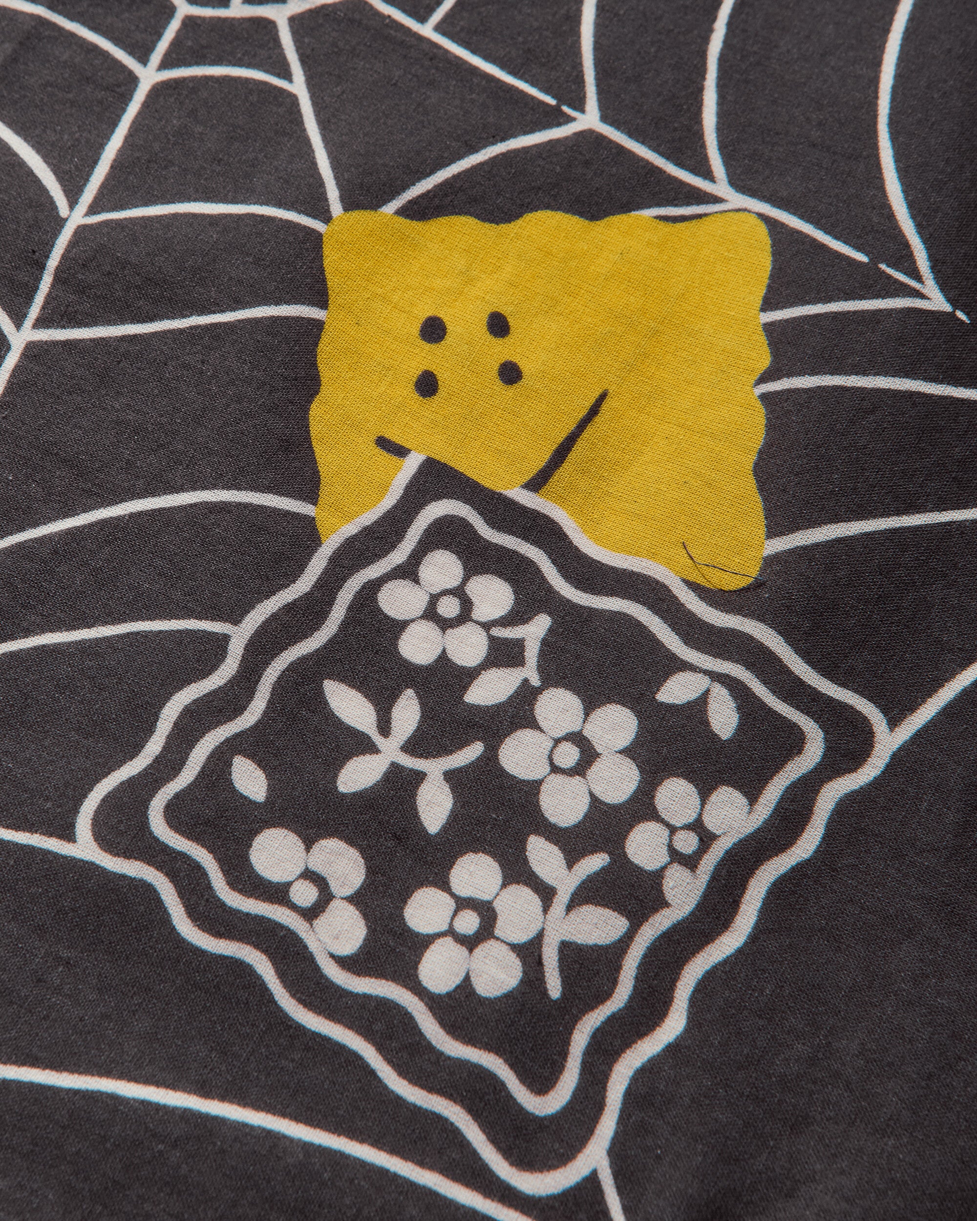 Fastcolor Selvedge Bandana (Spider Peckish Rainbowy) Black - Image 6