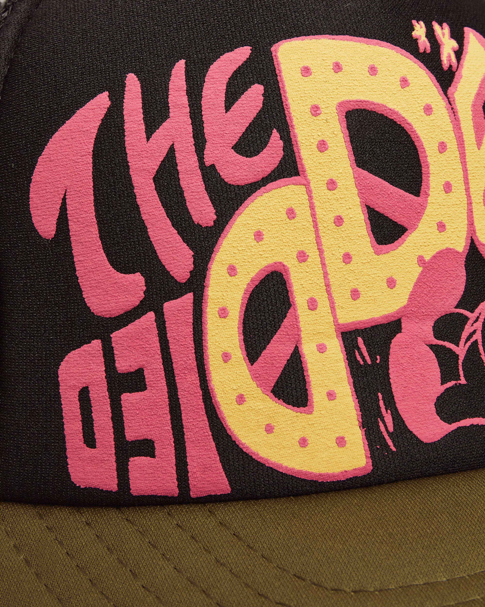 TH.D.D. Track Cap Black / Khaki - Image 7