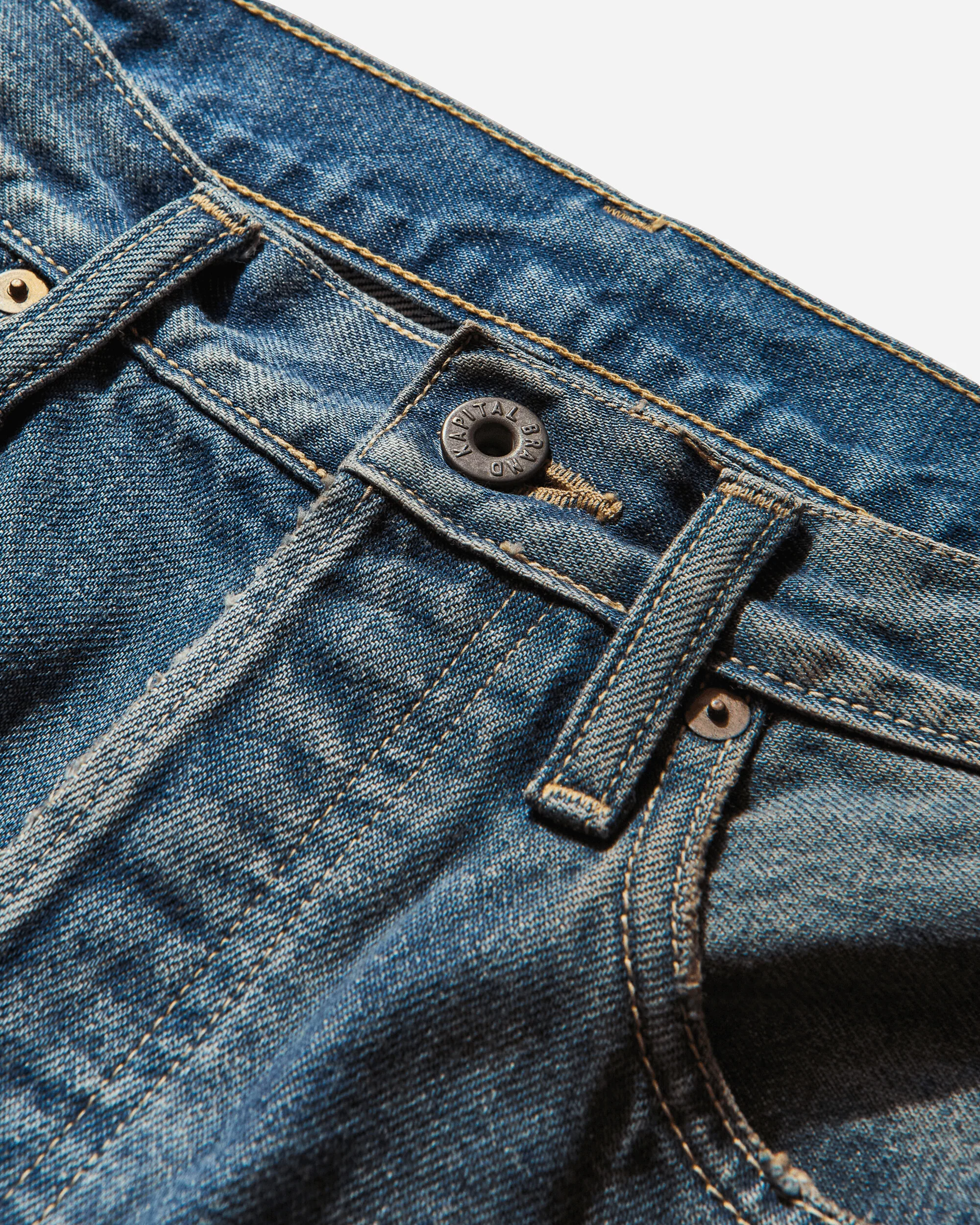Men's 14oz Denim 5P Monkey Cisco (Speakeasy Dixie Remake) Indigo - Image 4