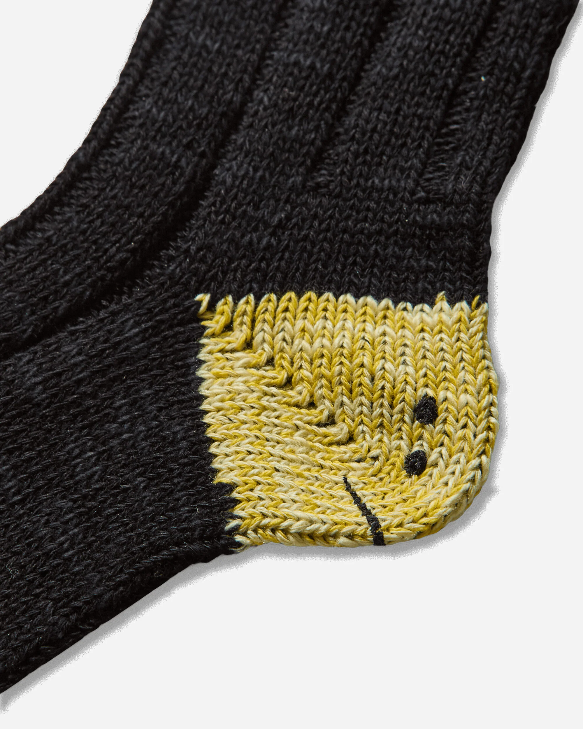 56 Yarns MA-1 Rainbowy Happy Heel Socks Black - Image 4