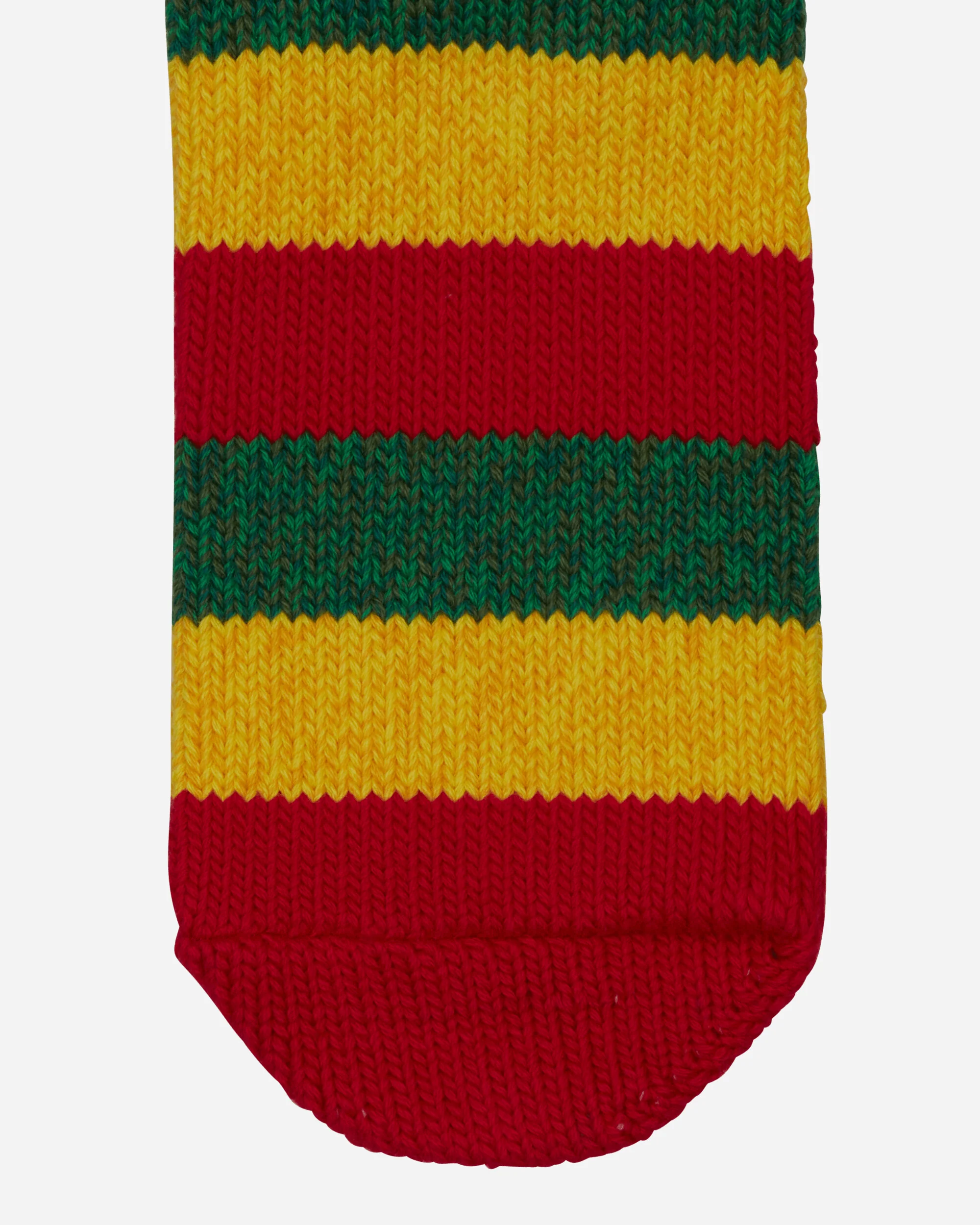 56 Yarns Rasta Rainbowy Happy Heel Socks Red / Yellow / Green - Image 3