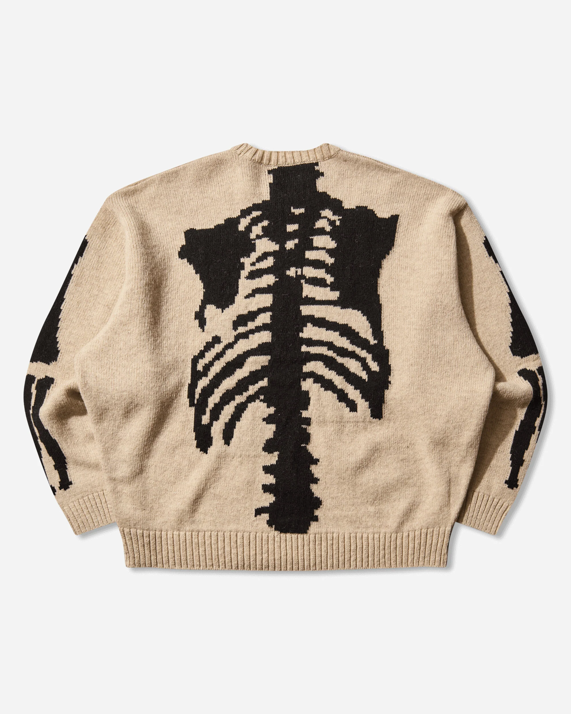 Men's 5G Wool Bone Crewneck Sweater Ecru - Image 2