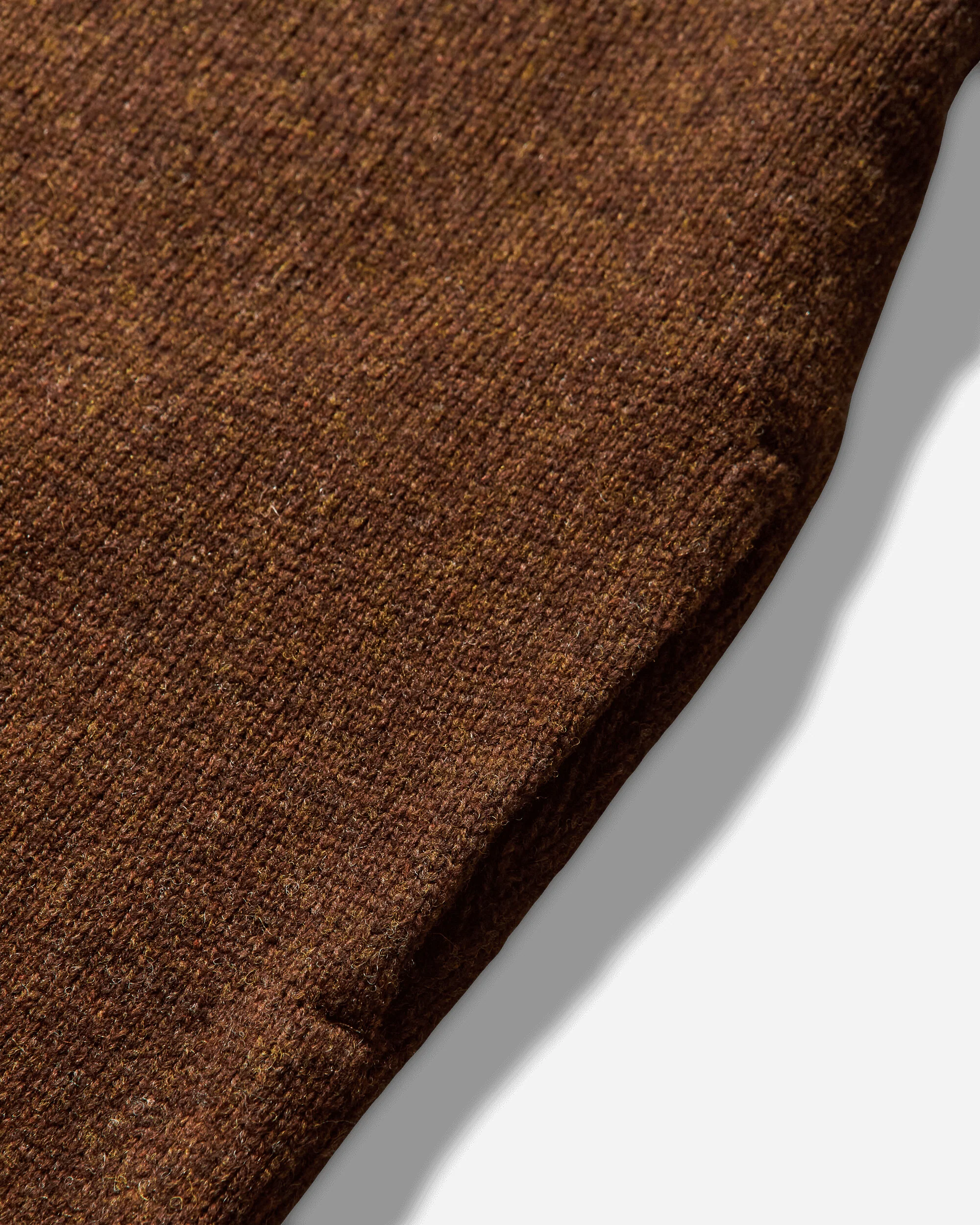 Men's 5G Wool Bone Hooded Sweater Brown - Image 4