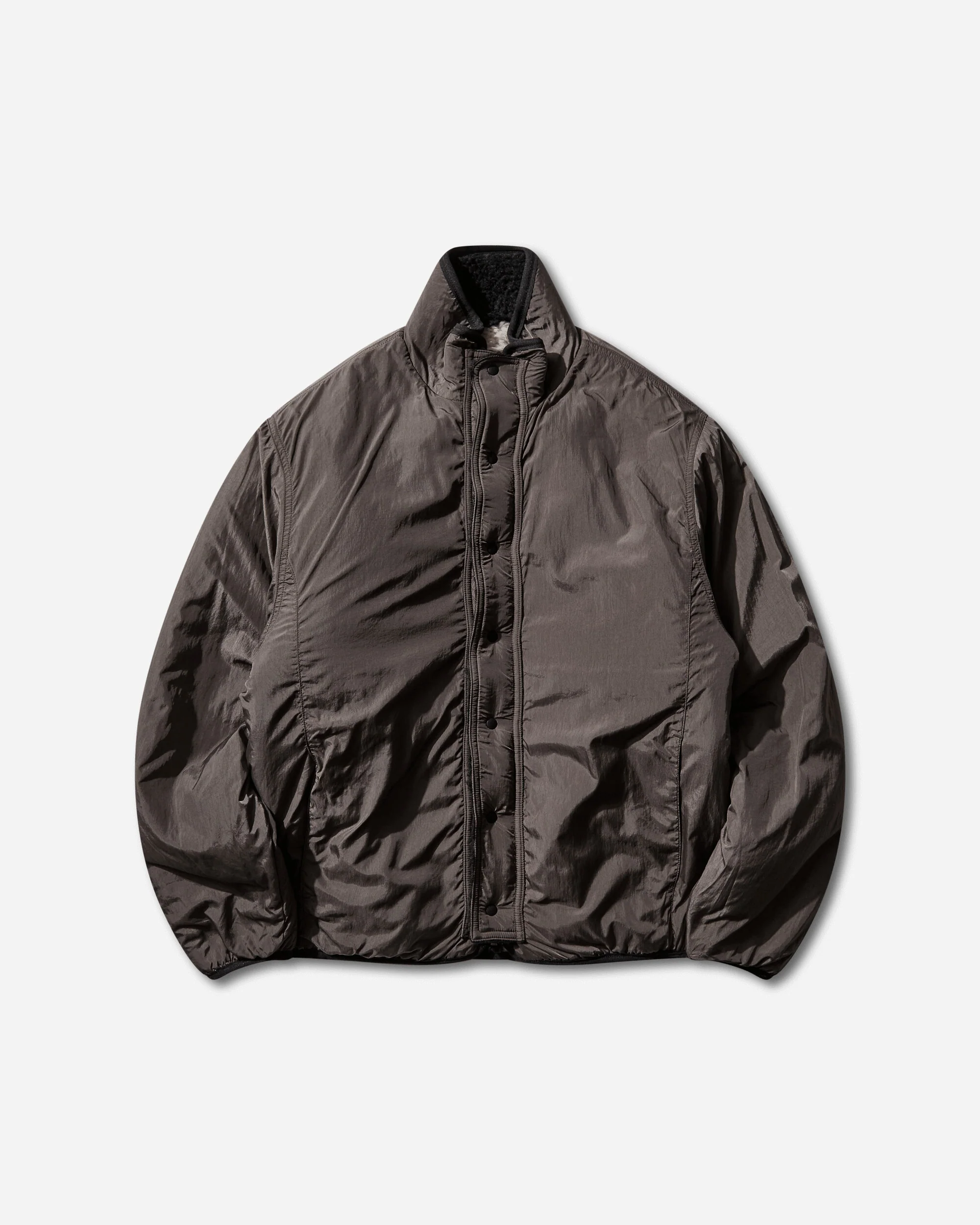 Men's Bone Boa Fleece Reversible Blouson Black - Image 3