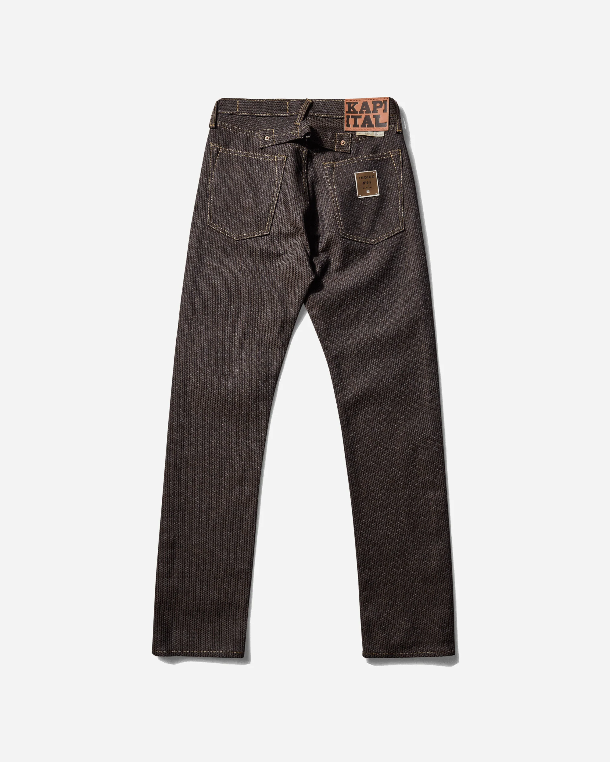 Men's Century Denim 5P Monkey Cisco Pants Persimmon / Indigo - Image 2