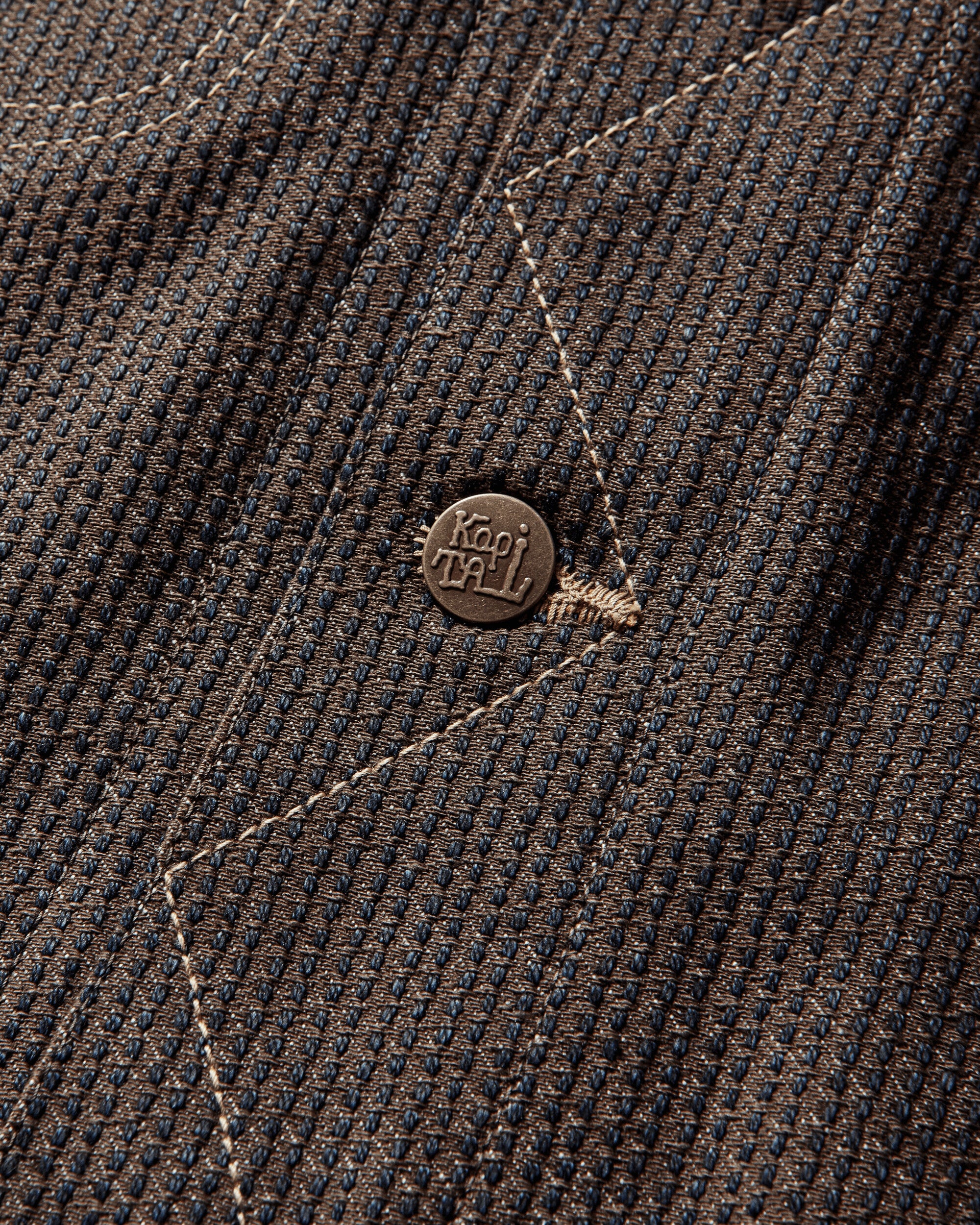 Men's Century Denim Westerner Regular Jacket Persimmon / Indigo - Image 4