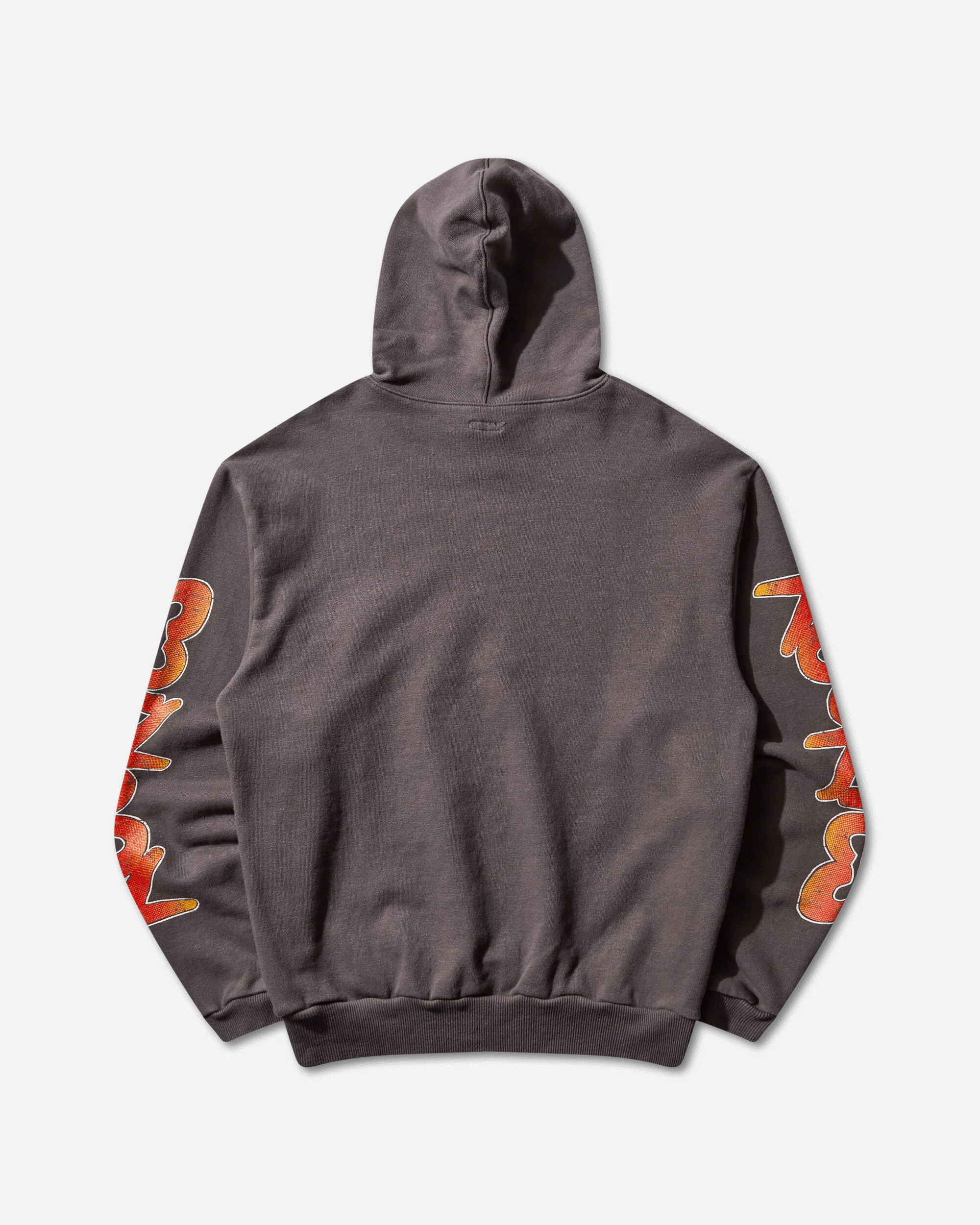 Men's Sweat Knit Hoodie (Buster Peckish Rainbowy) Ink Black - Image 2