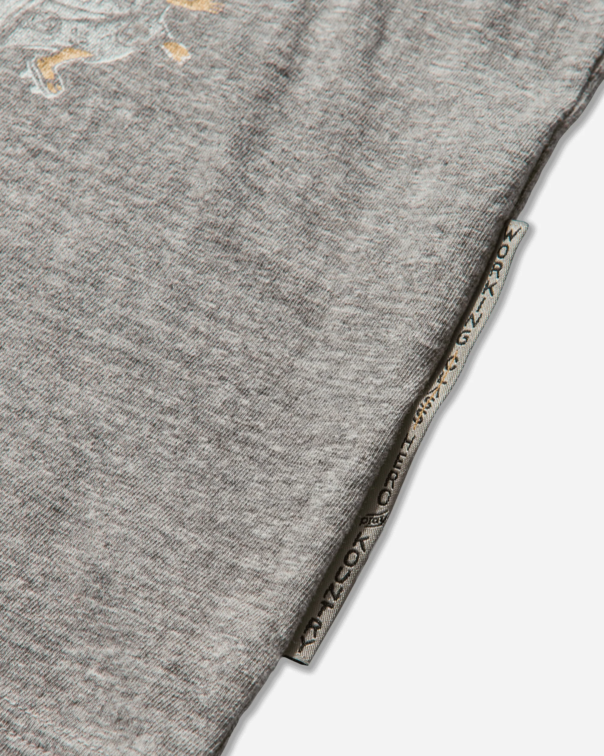 Men's Top Jersey Crew Longsleeve T-Shirt (Buster Peckish Bowy) Gray - Image 4