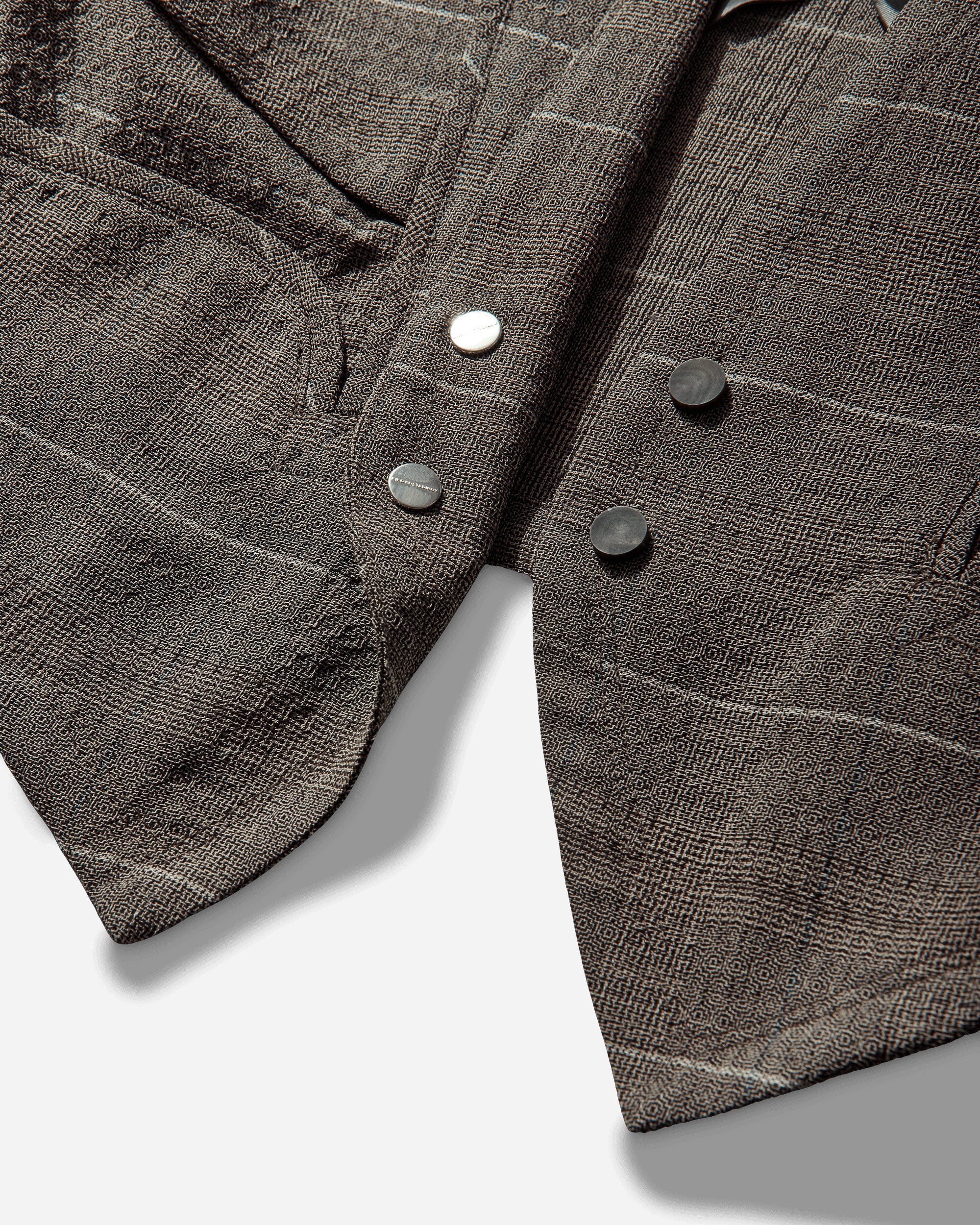 Men's Andras Tailored Jacket Taupe Check - Image 4