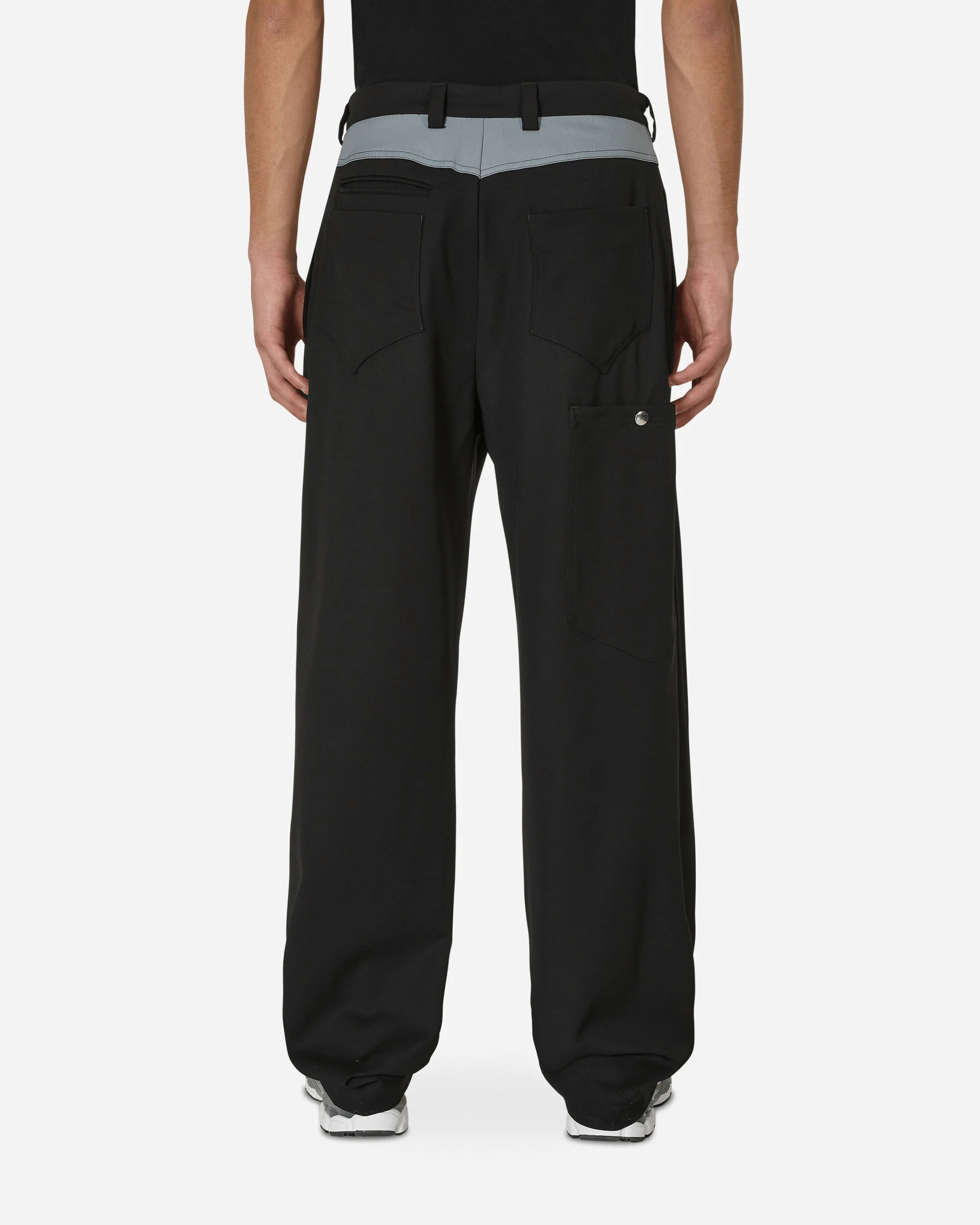 Kreuk Tailored Trousers Crow Black - Image 3