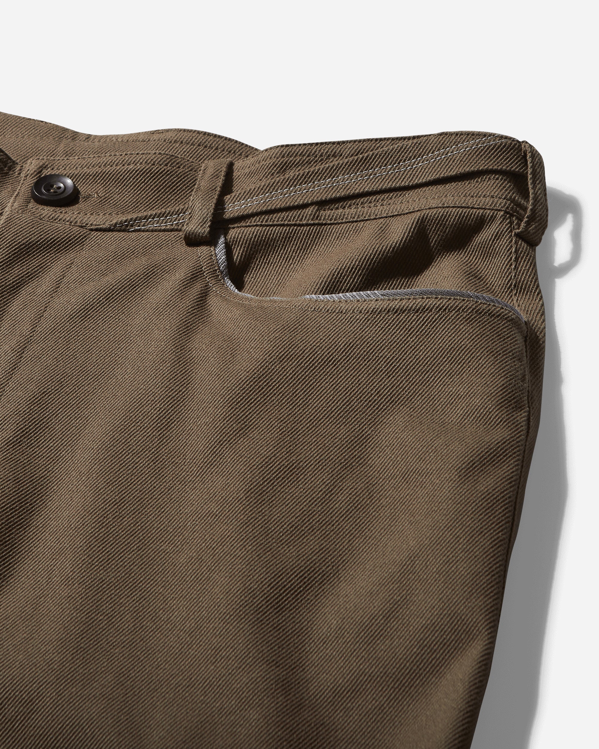 Men's Ohne K-Dart Trousers Brass Green - Image 3