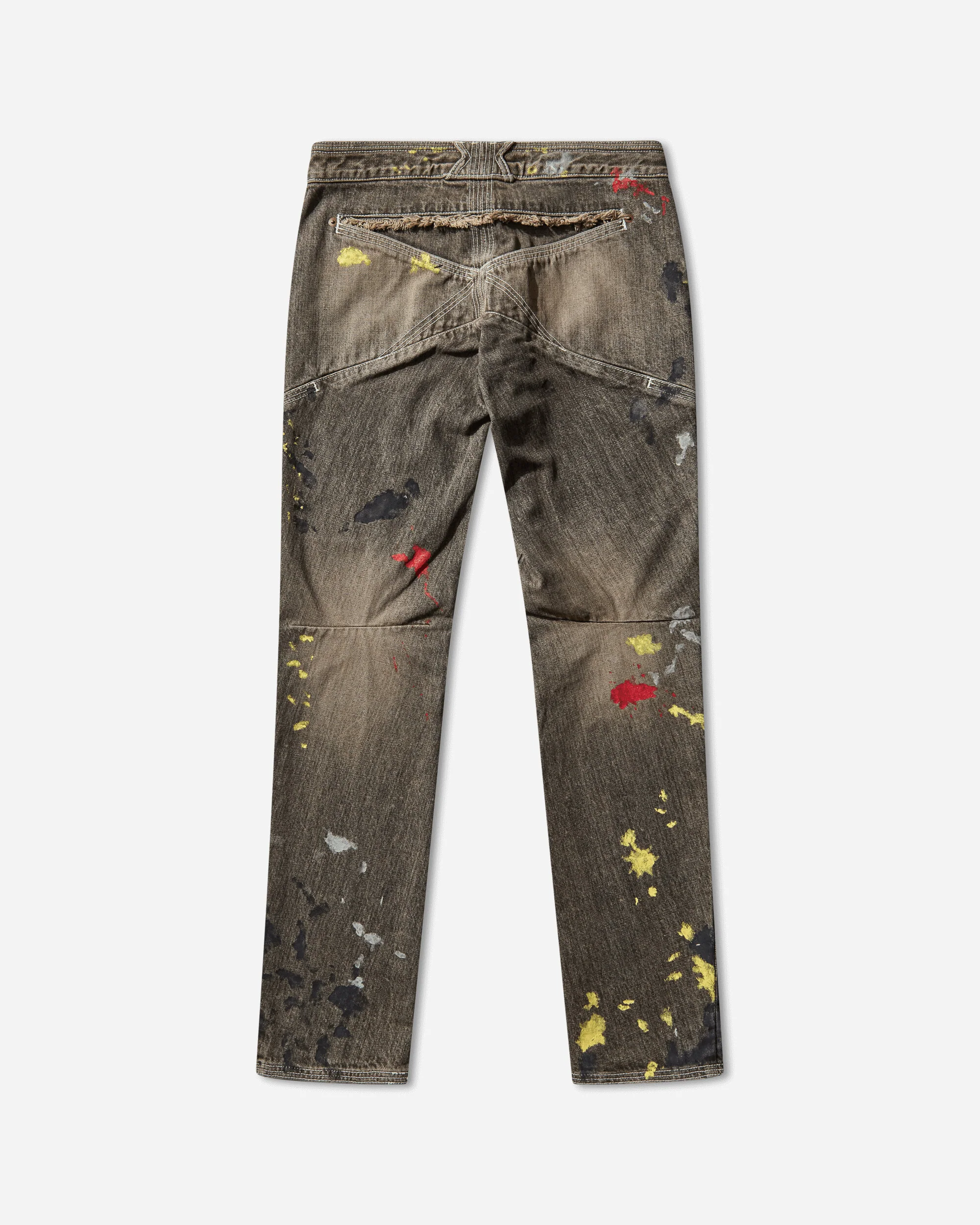 Women's K Painted Slim Jeans Washed Brown - Image 2