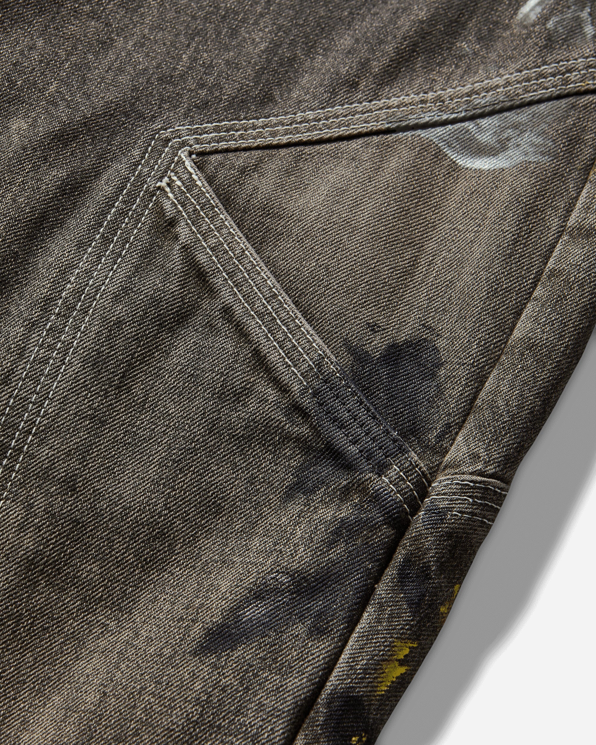 Women's K Painted Slim Jeans Washed Brown - Image 3