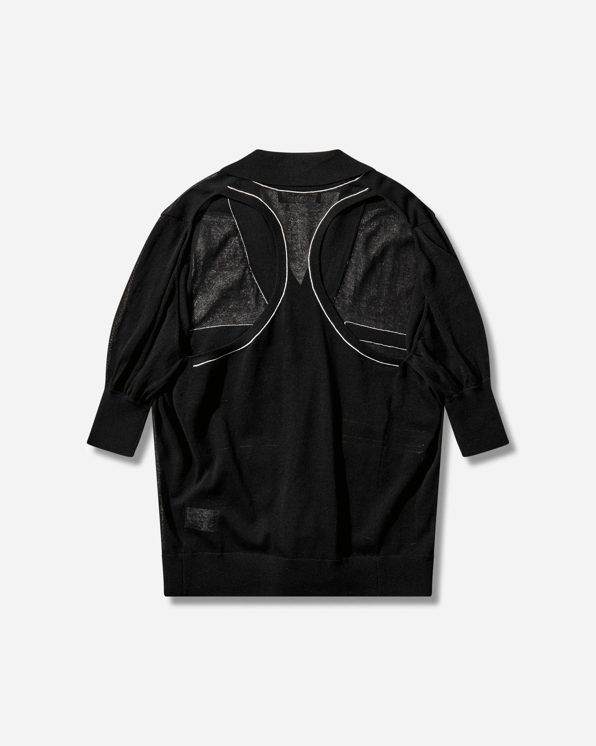 Women's Kreiner Knit Polo Black - Image 2