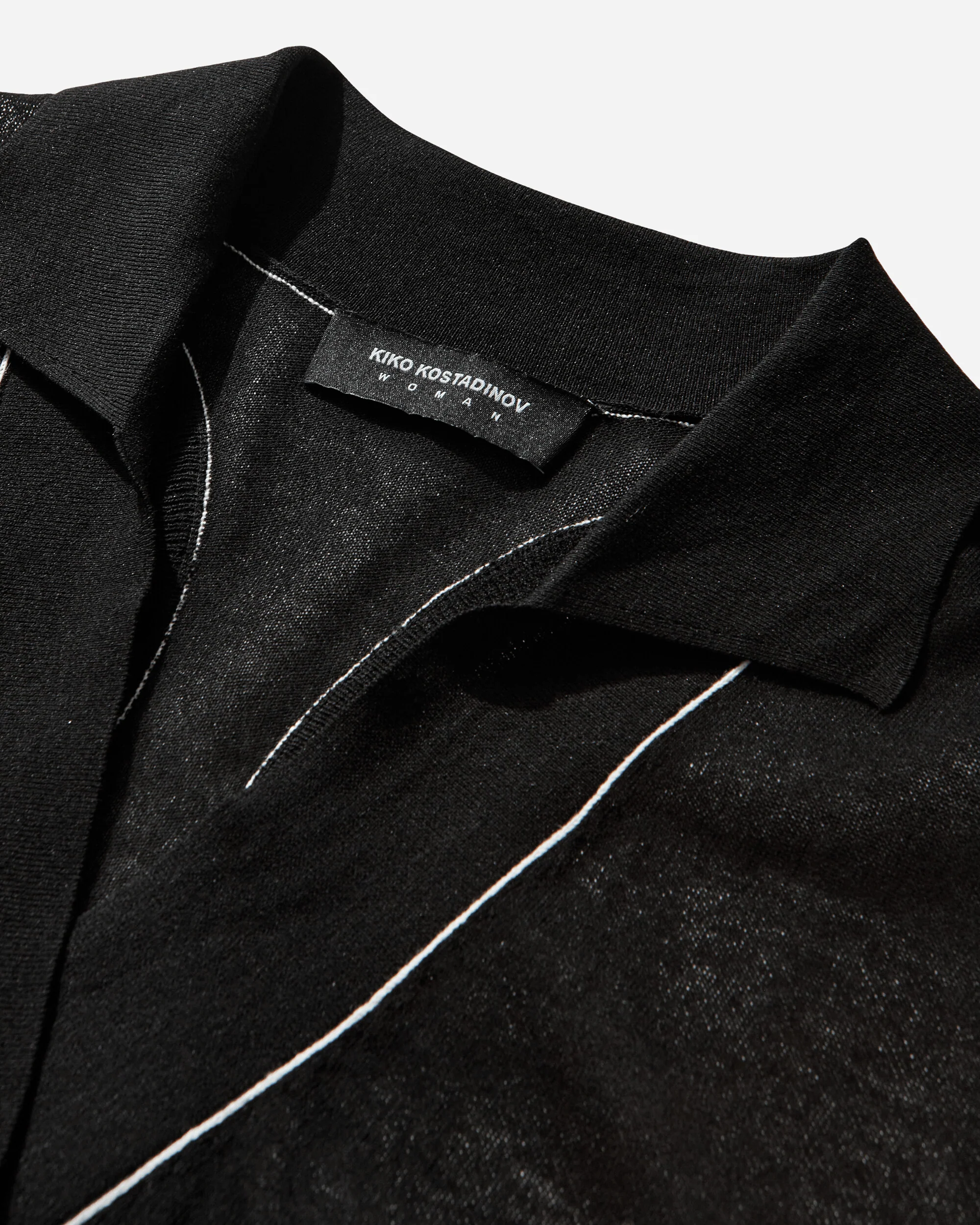 Women's Kreiner Knit Polo Black - Image 4