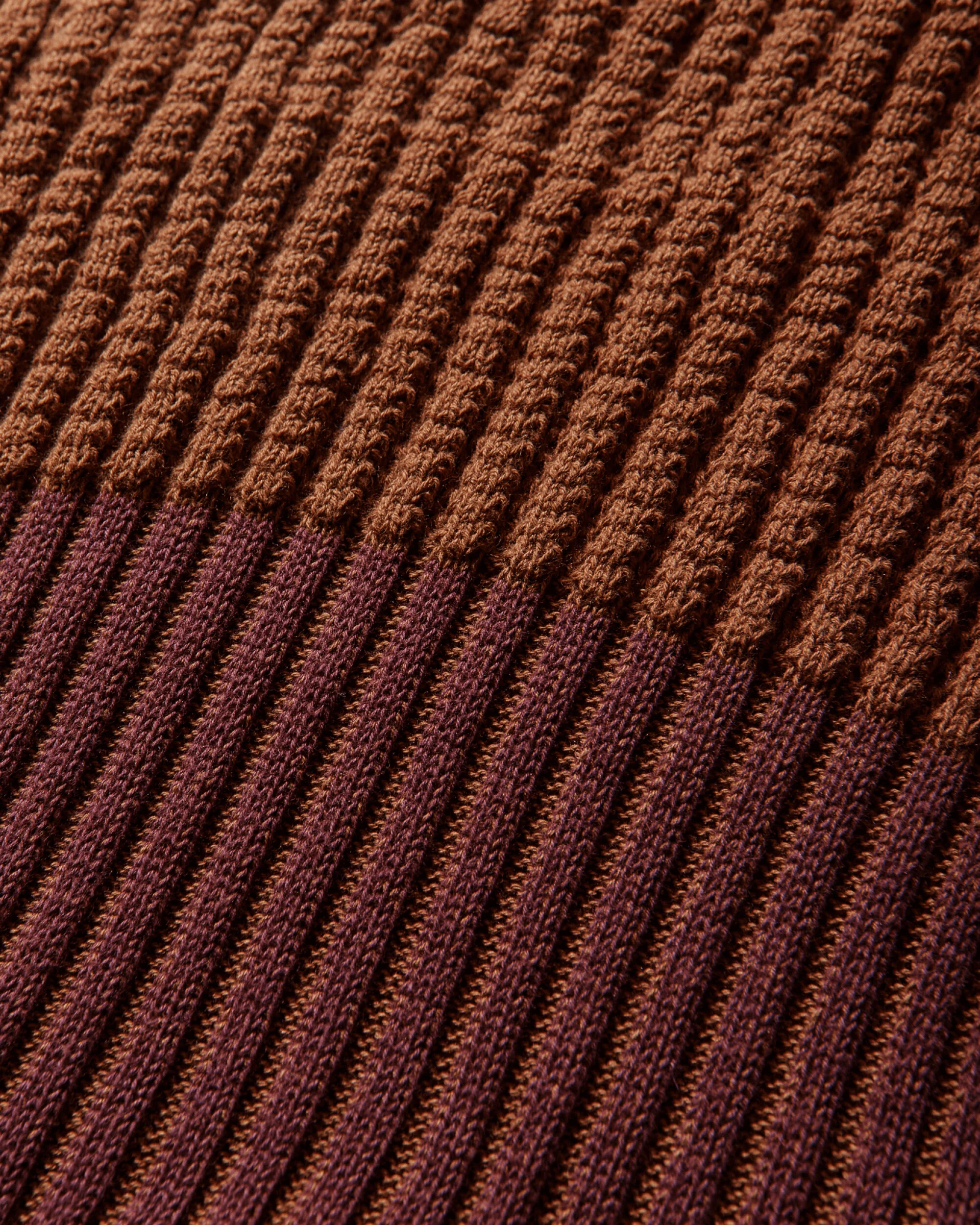 Women's Lemoyne Knitted Dress Black / Brown / Wine - Image 3
