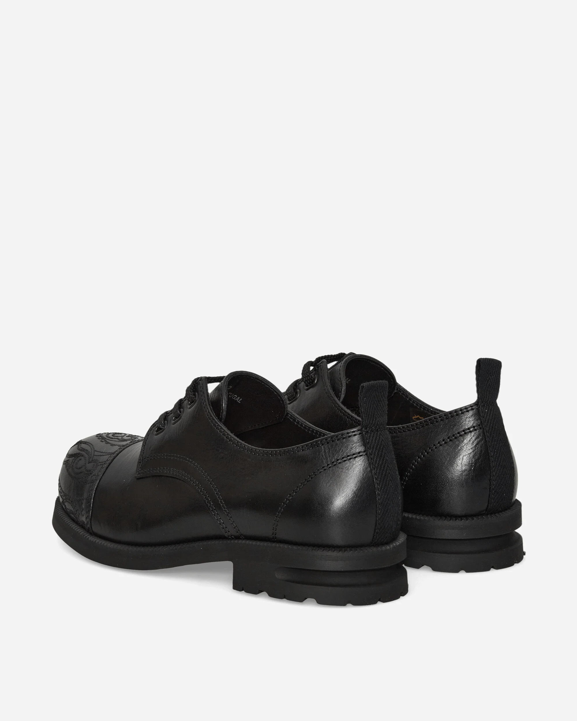 Men's Atro Lace Up Shoes Soot Black - Image 4