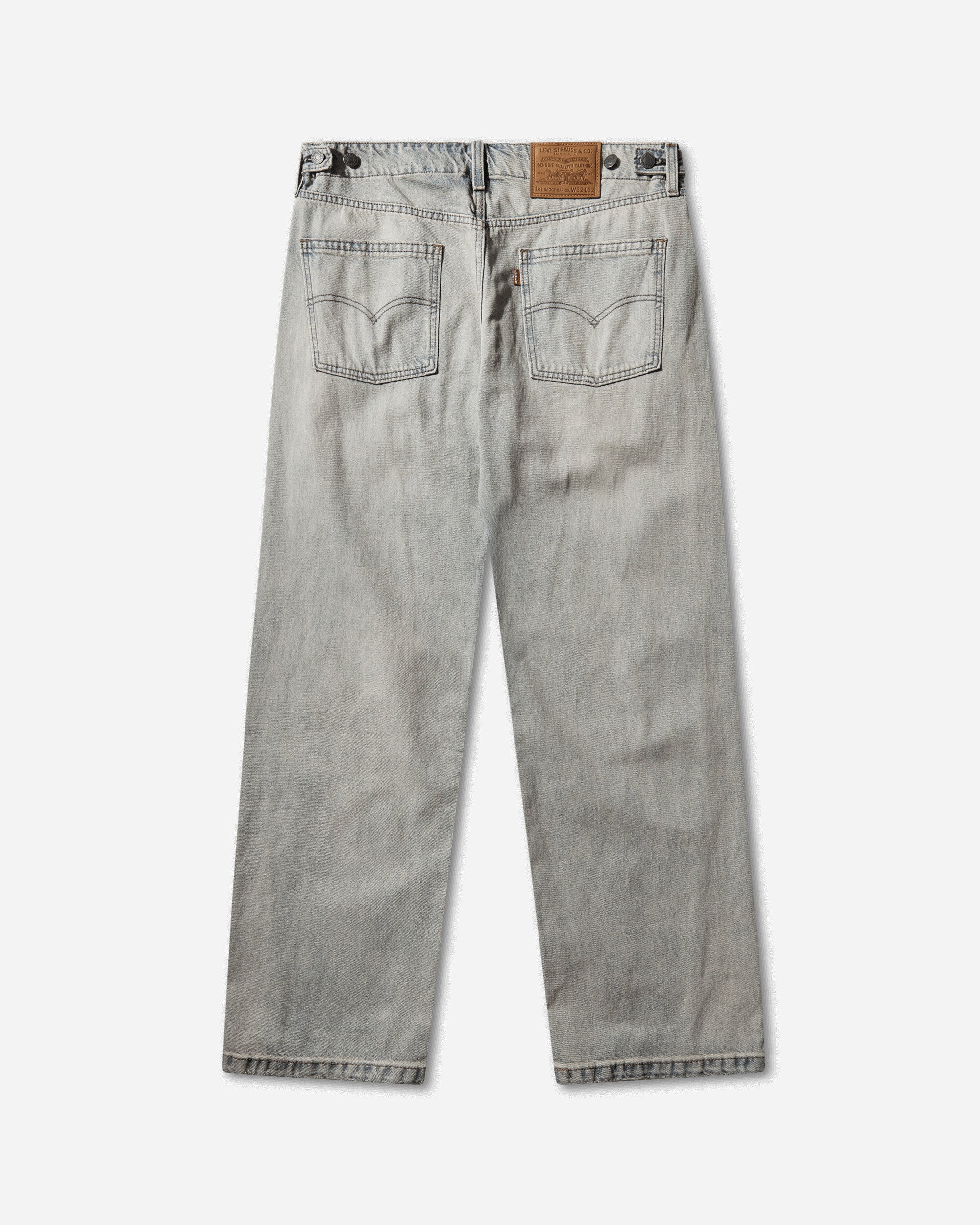 Men's Baggy Barrel Jeans Medium Wash - Image 2