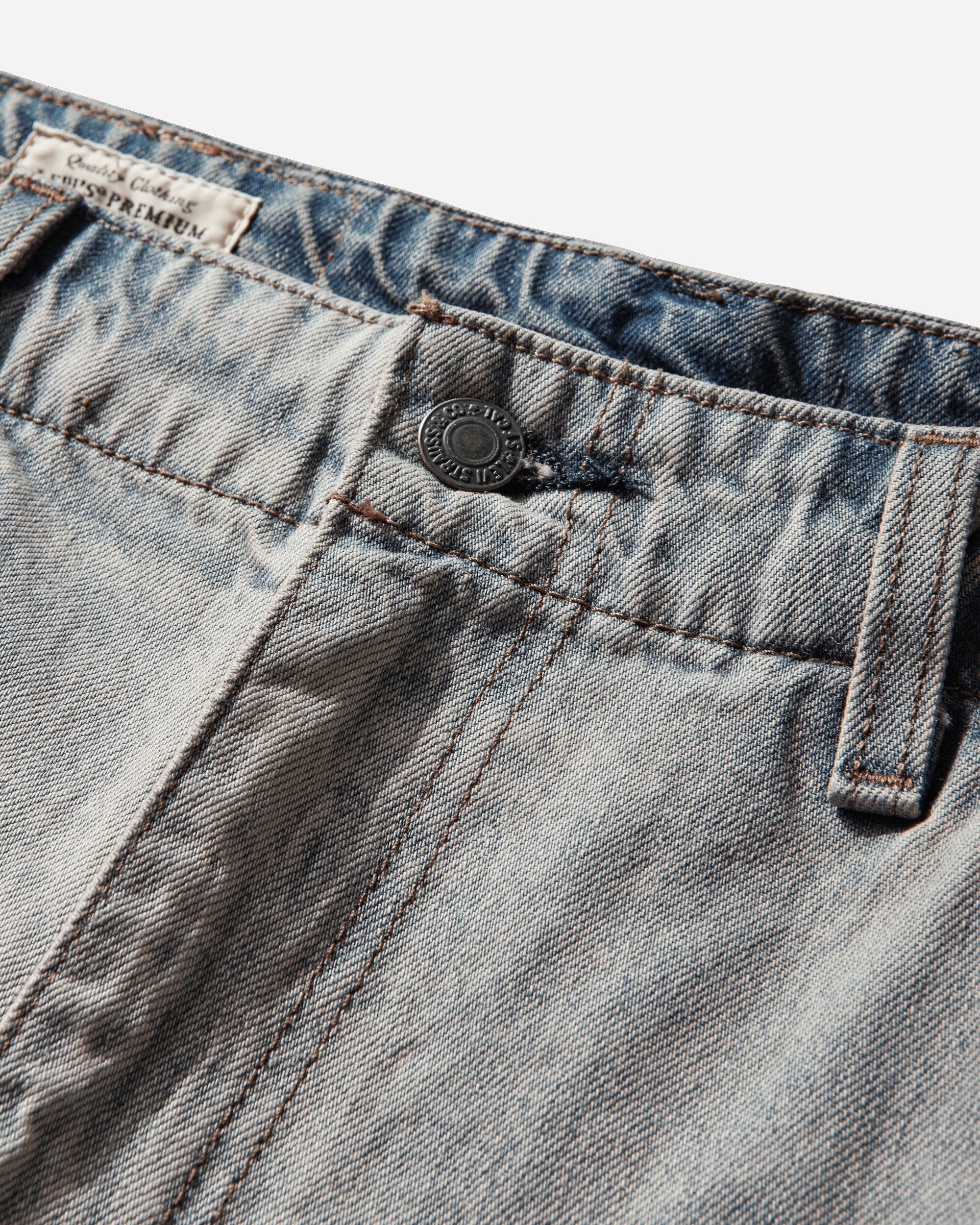 Men's Baggy Barrel Jeans Medium Wash - Image 4