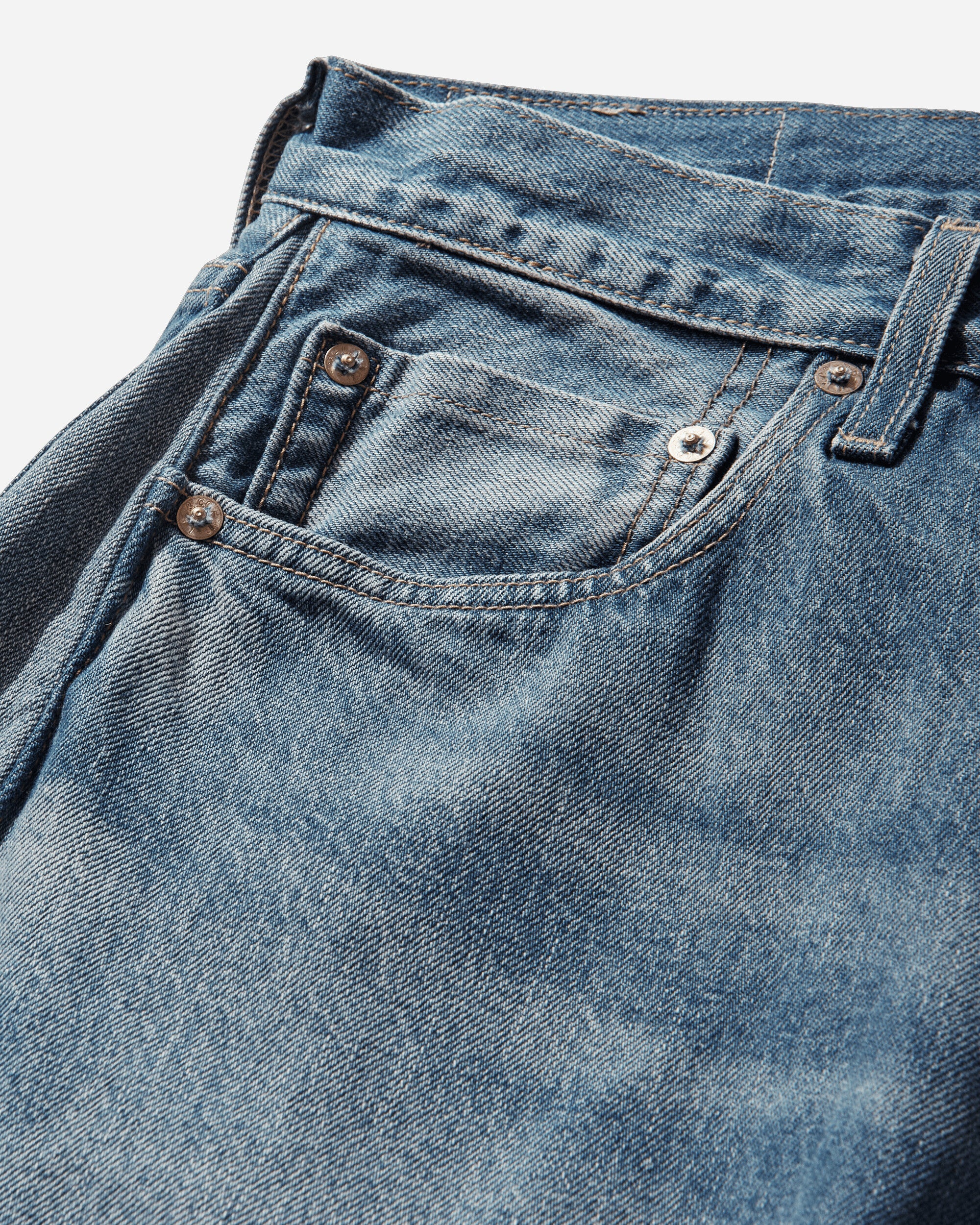 Men's Blue Tab 1980's 501 Customized Jeans Blue - Image 4