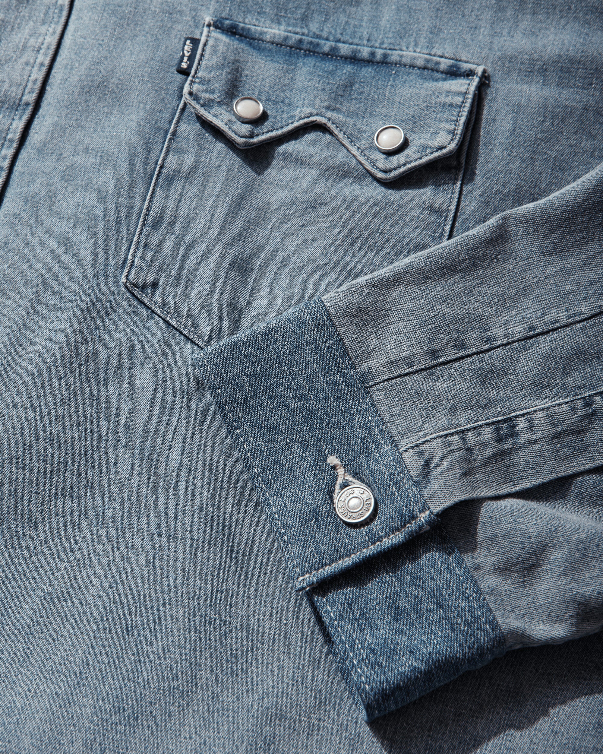 Men's Blue Tab Customized Sawtooth Jacket Blue - Image 3