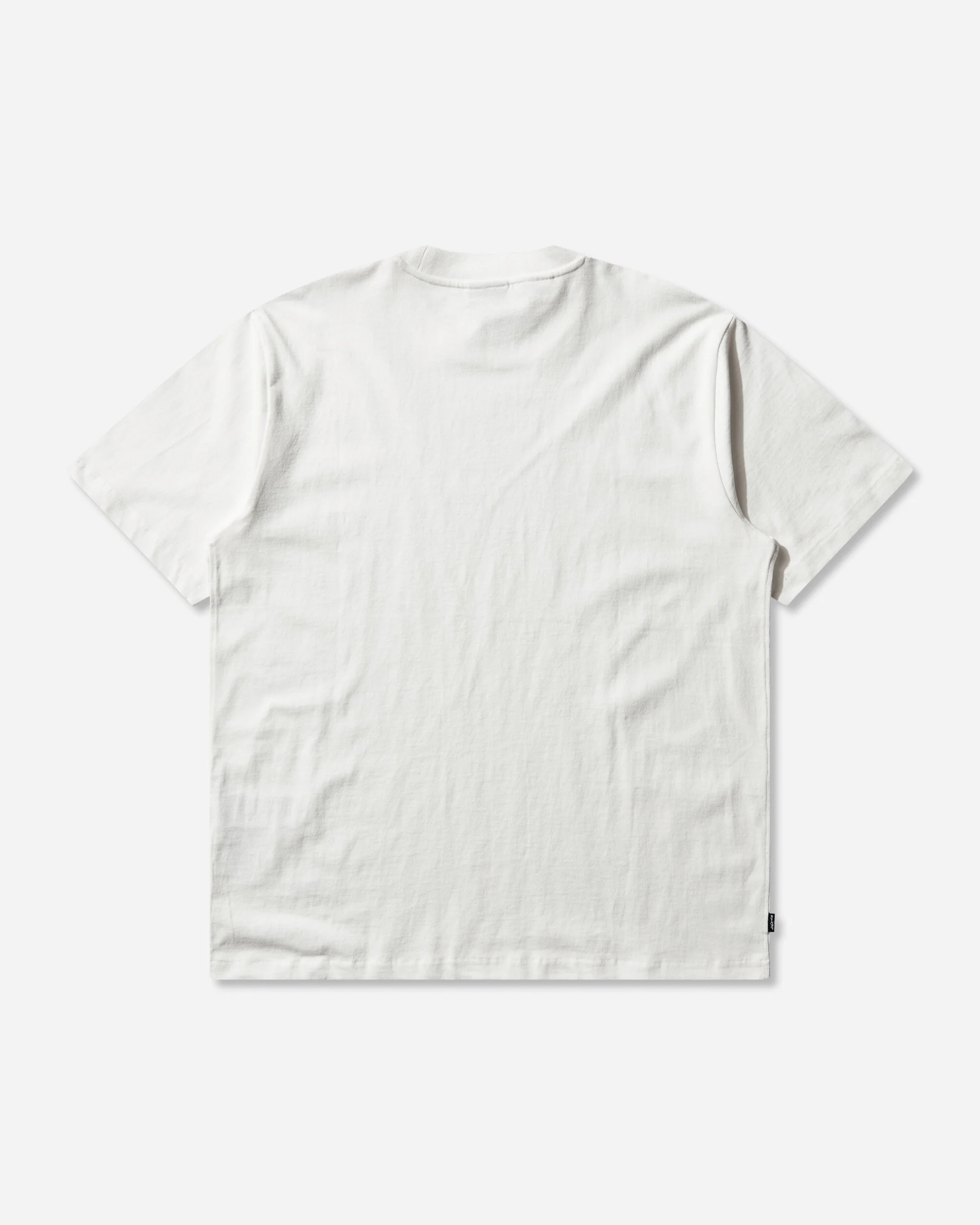 Men's Blue Tab Relaxed T-Shirt White - Image 2